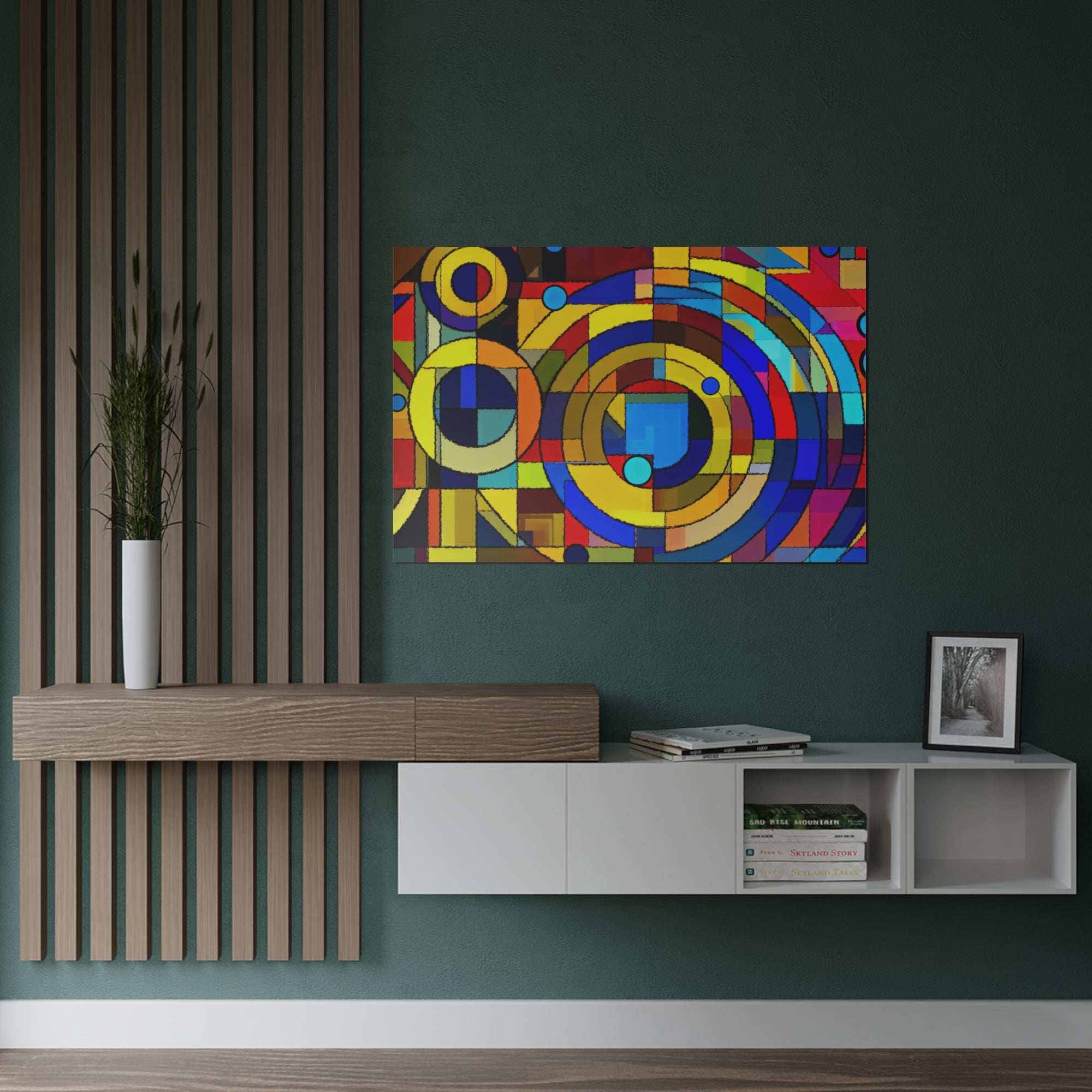 Dynamic Chaos and Harmony | Satin Print