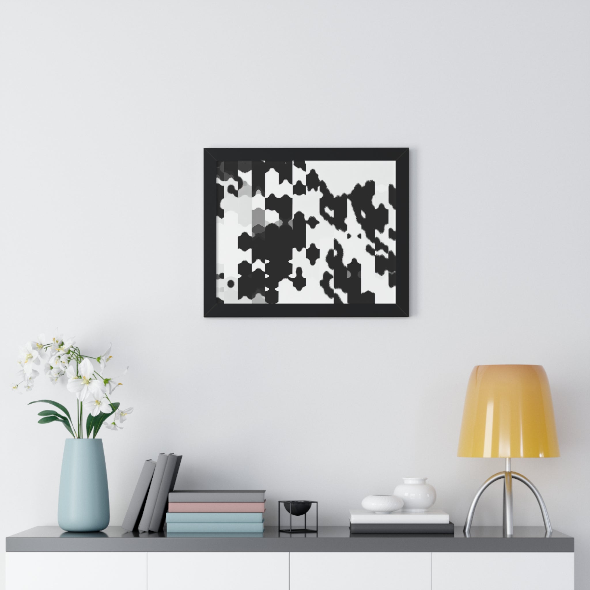 Tension in Monochrome | Framed Print