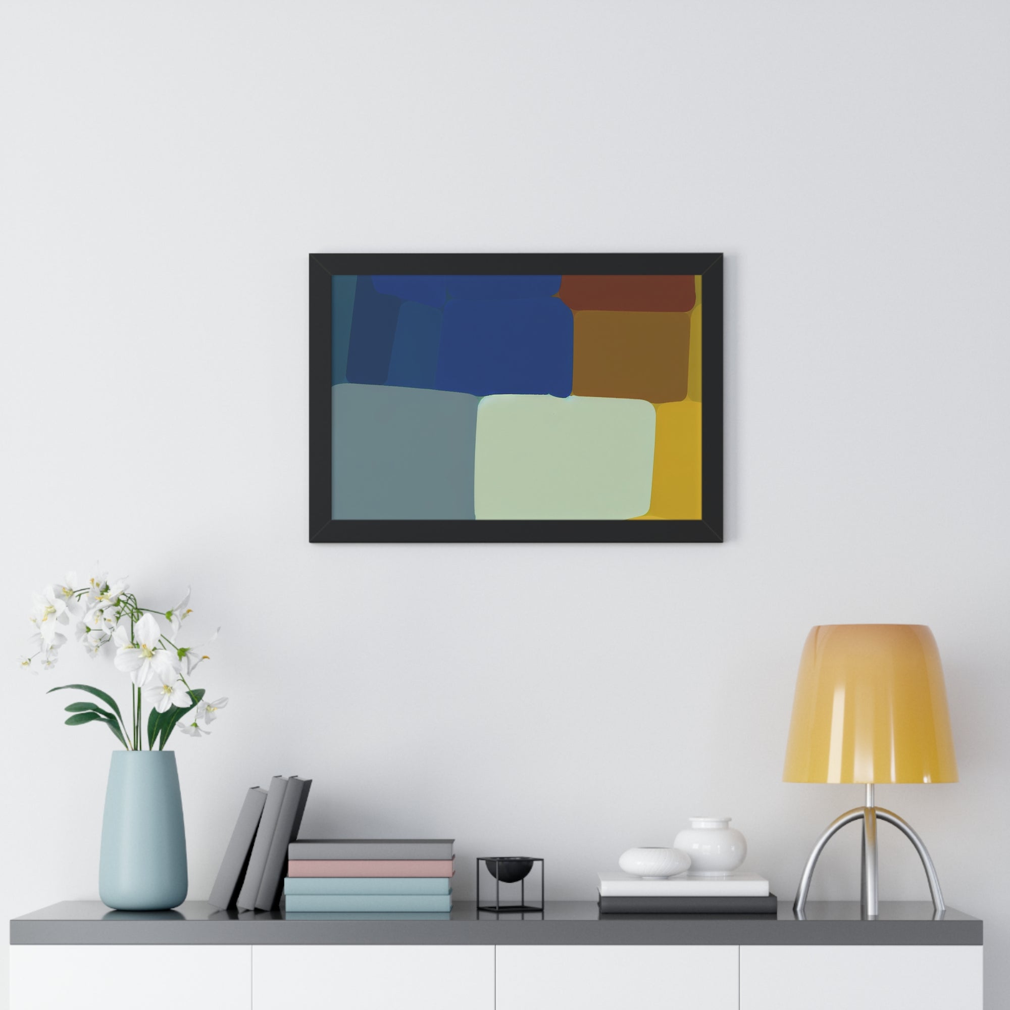 Fluid Harmony and Depth | Framed Print