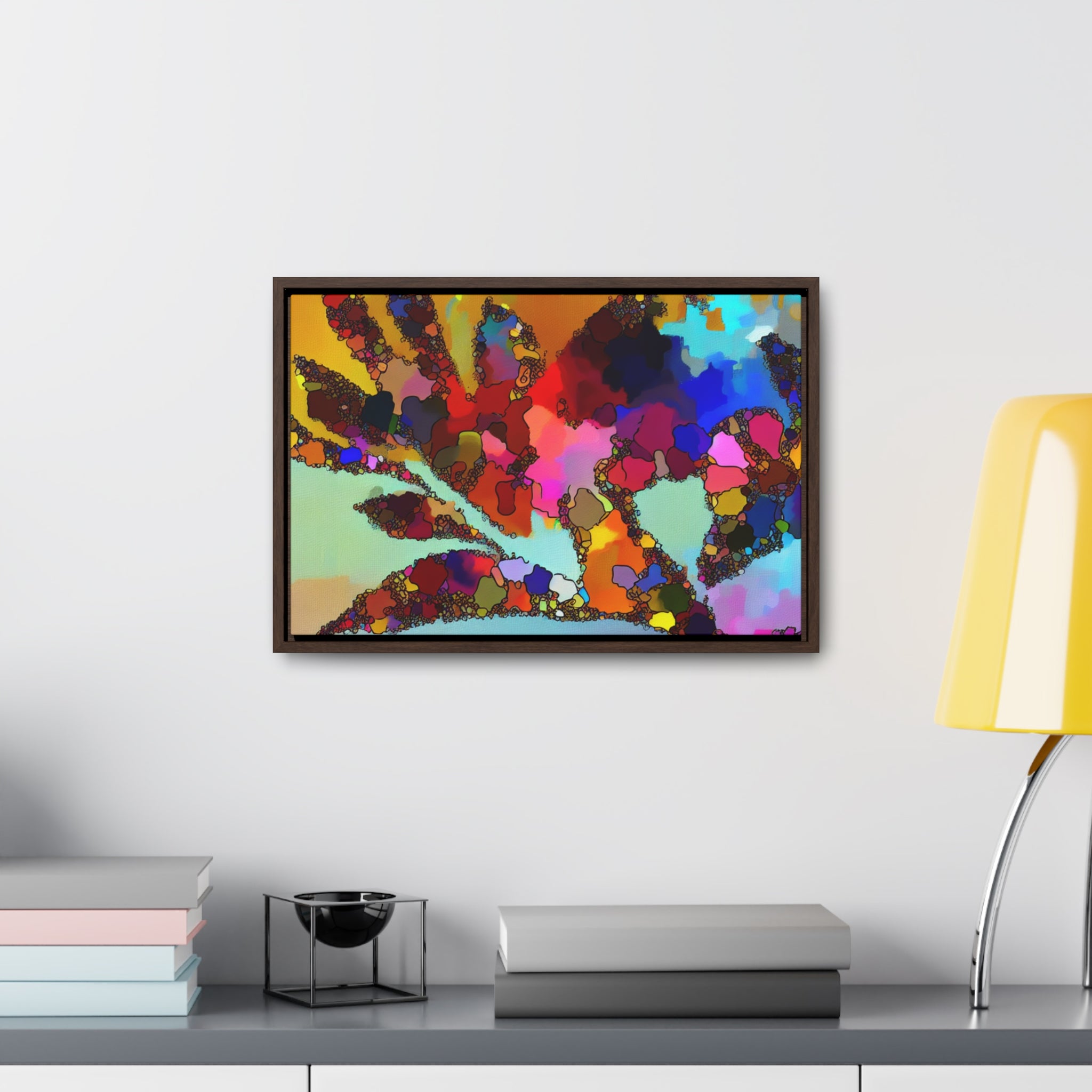 Botanical Rhythm and Flow | Framed Canvas