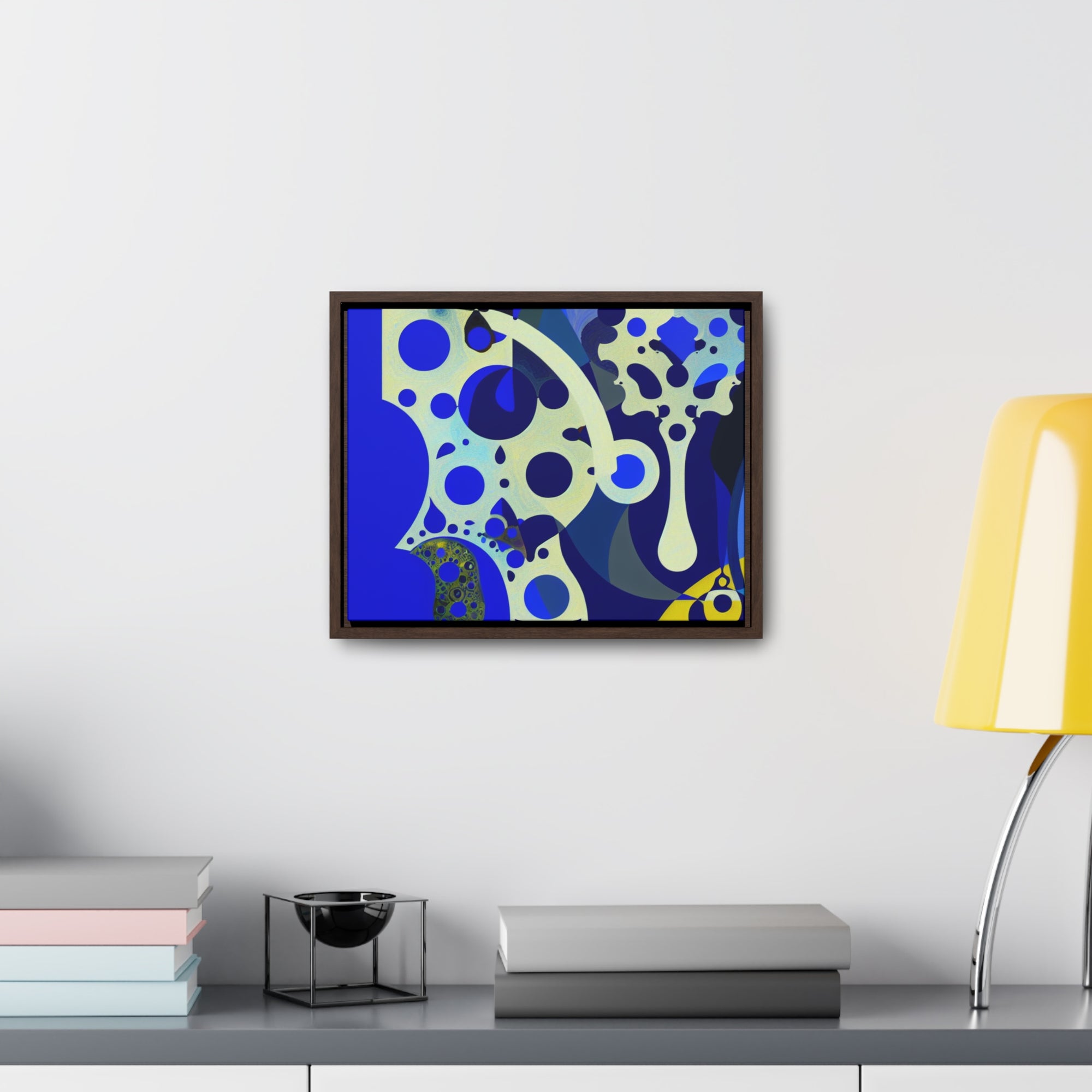 Fluid Dreams and Shadows | Framed Canvas