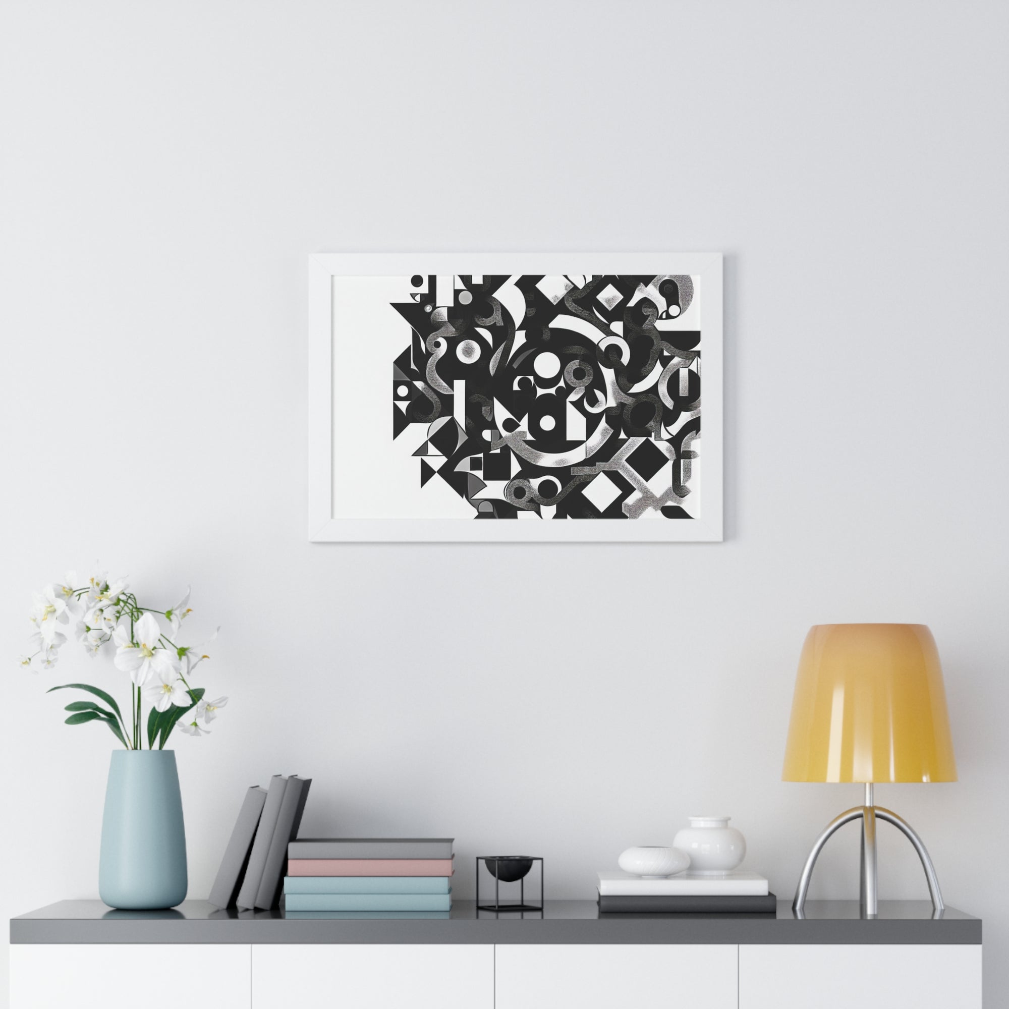 Eclipse of Contrast | Framed Print