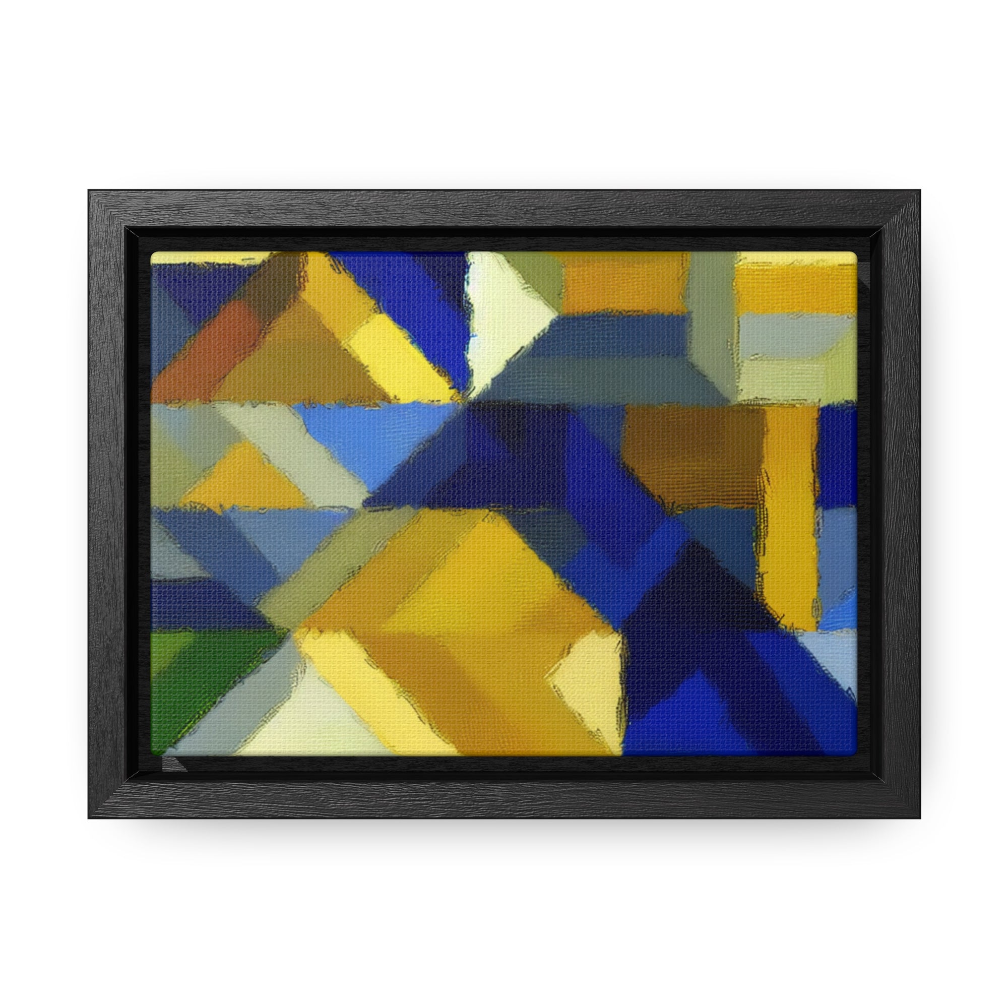 Fractured Vibrance and Motion | Framed Canvas