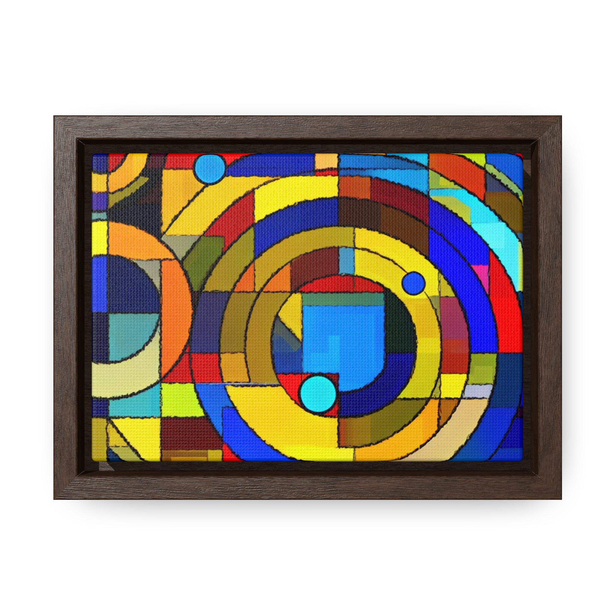 Dynamic Chaos and Harmony | Framed Canvas