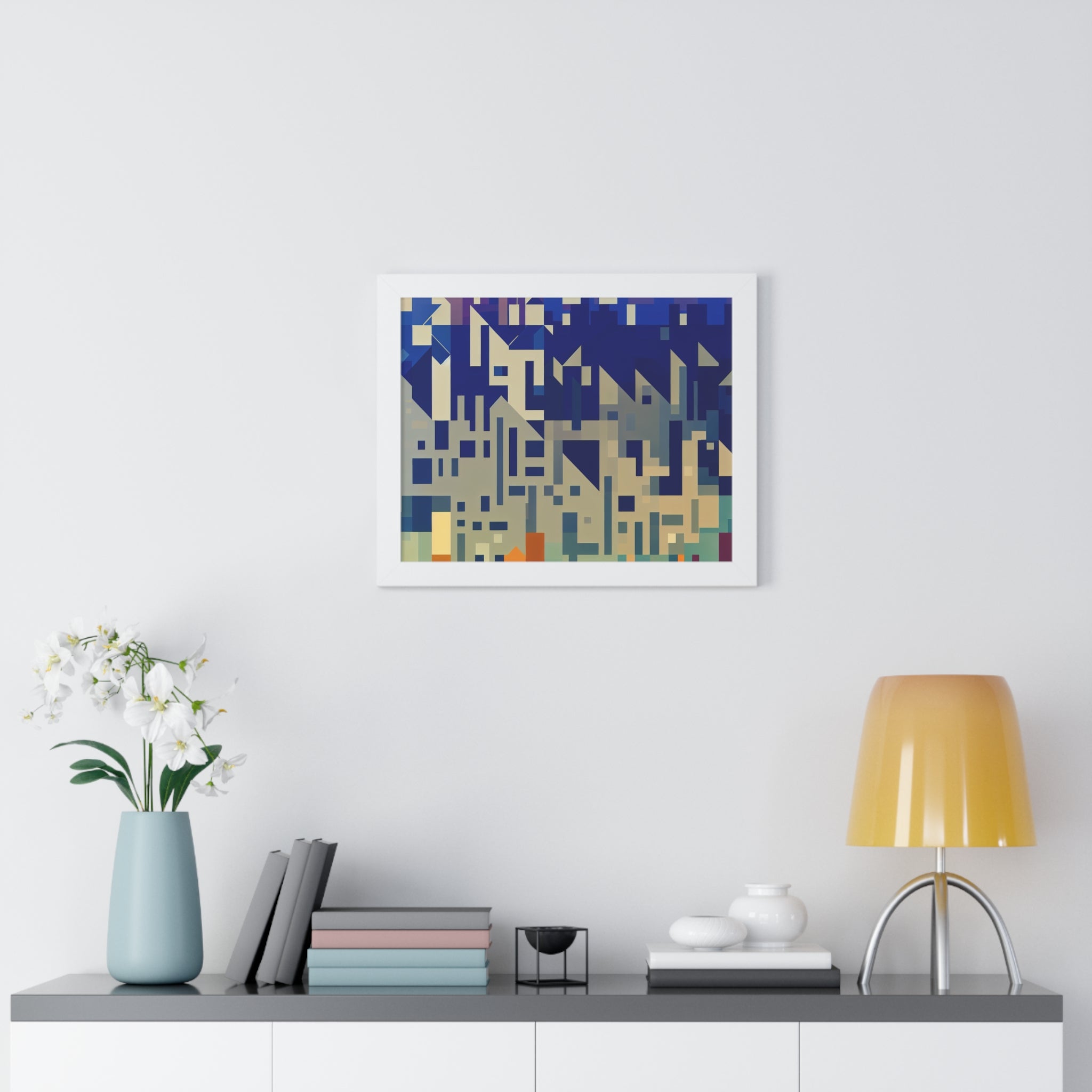 Urban Echoes and Silhouettes | Framed Print