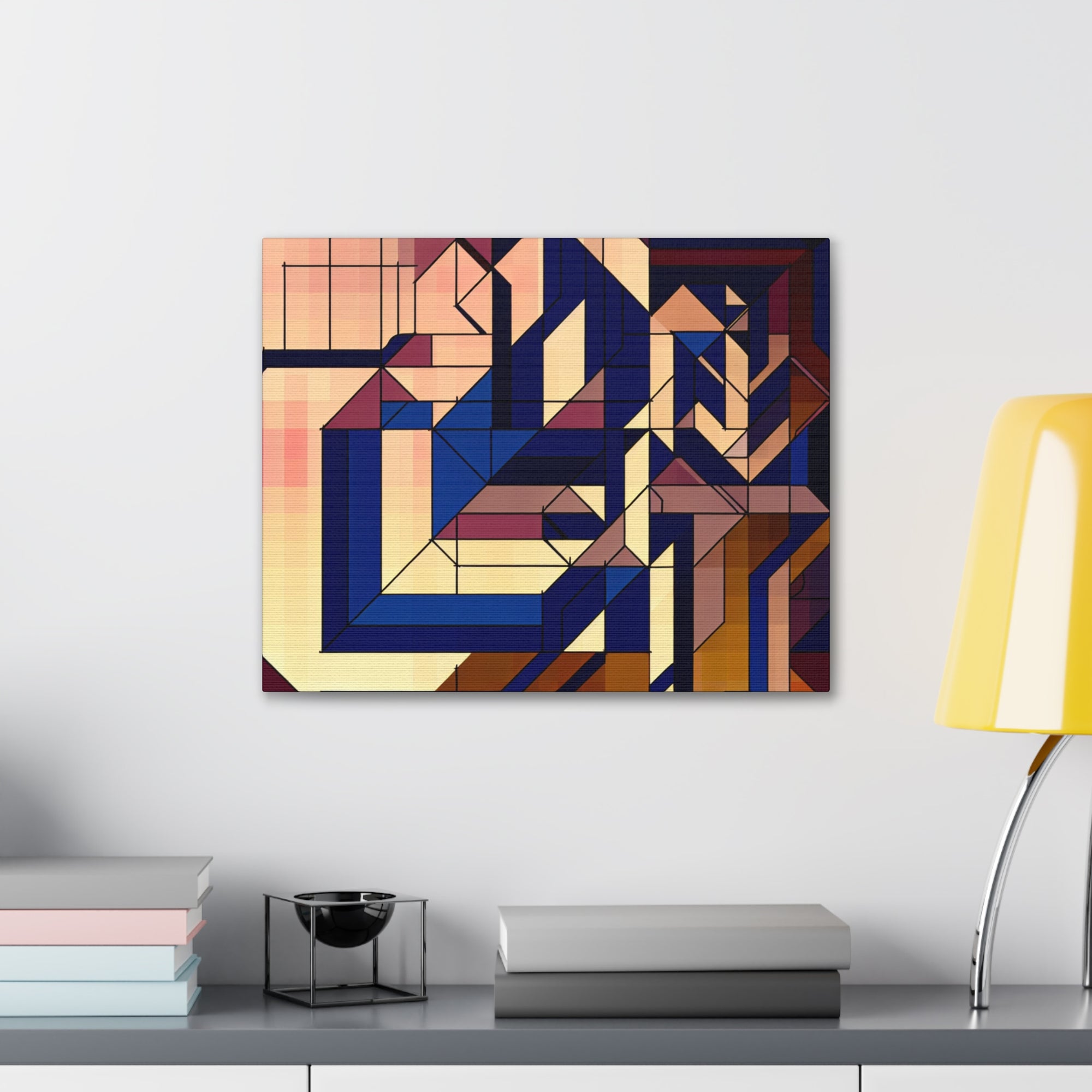 Fluid Geometry and Harmony | Canvas