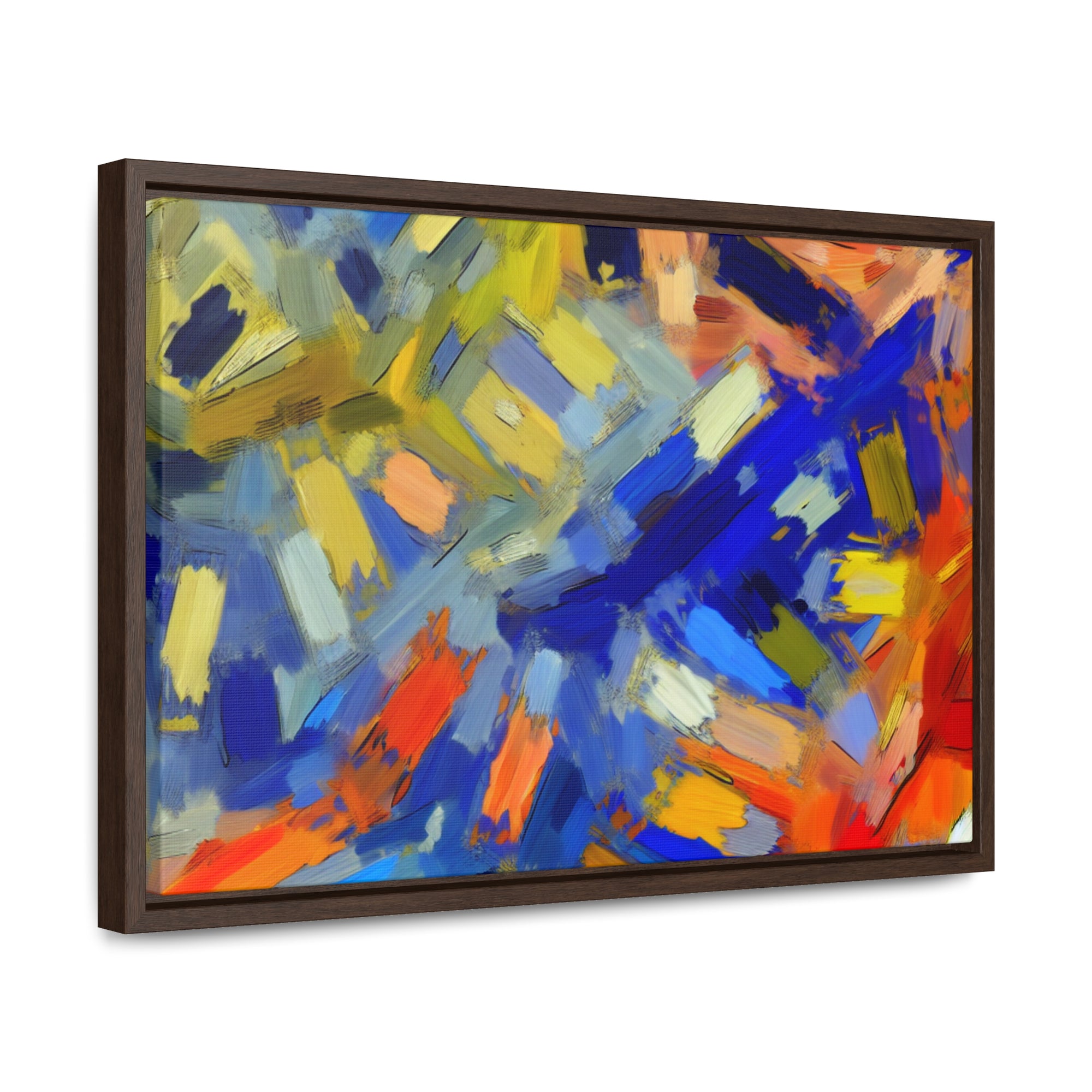 Chromatic Dance of Emotion | Framed Canvas