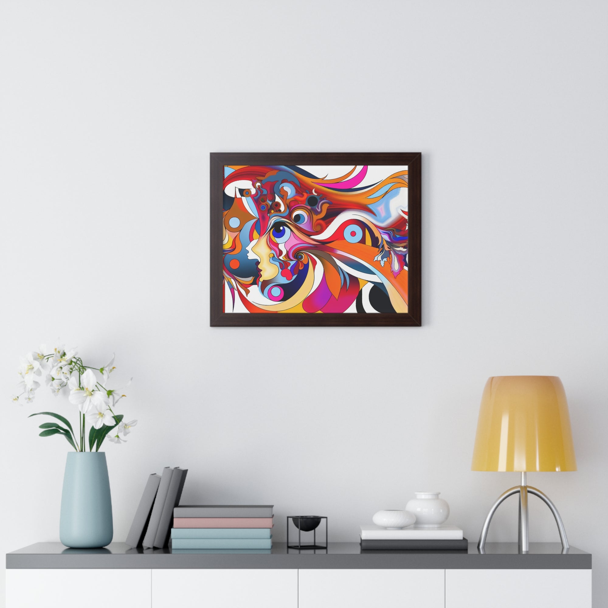 Chroma Dreamscape Fusion | Framed Print