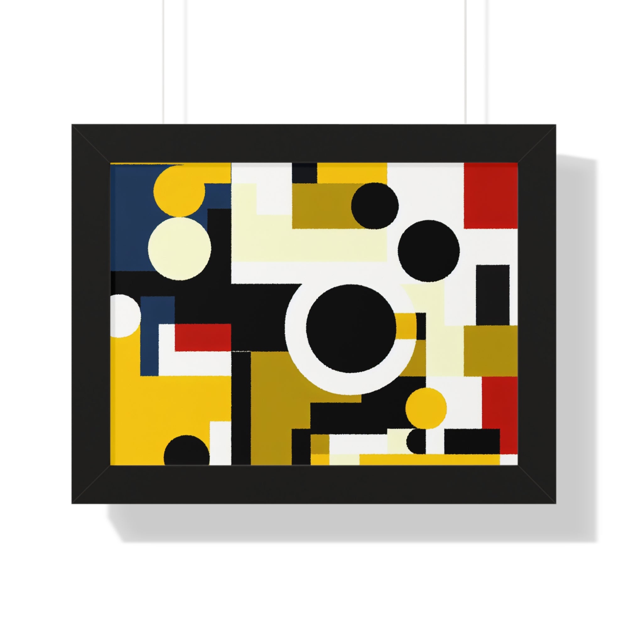 Energized Geometric Harmony | Framed Print