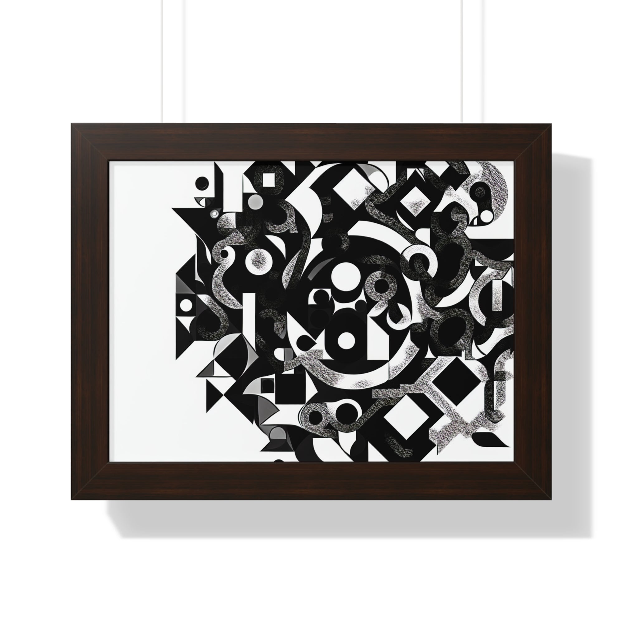 Eclipse of Contrast | Framed Print