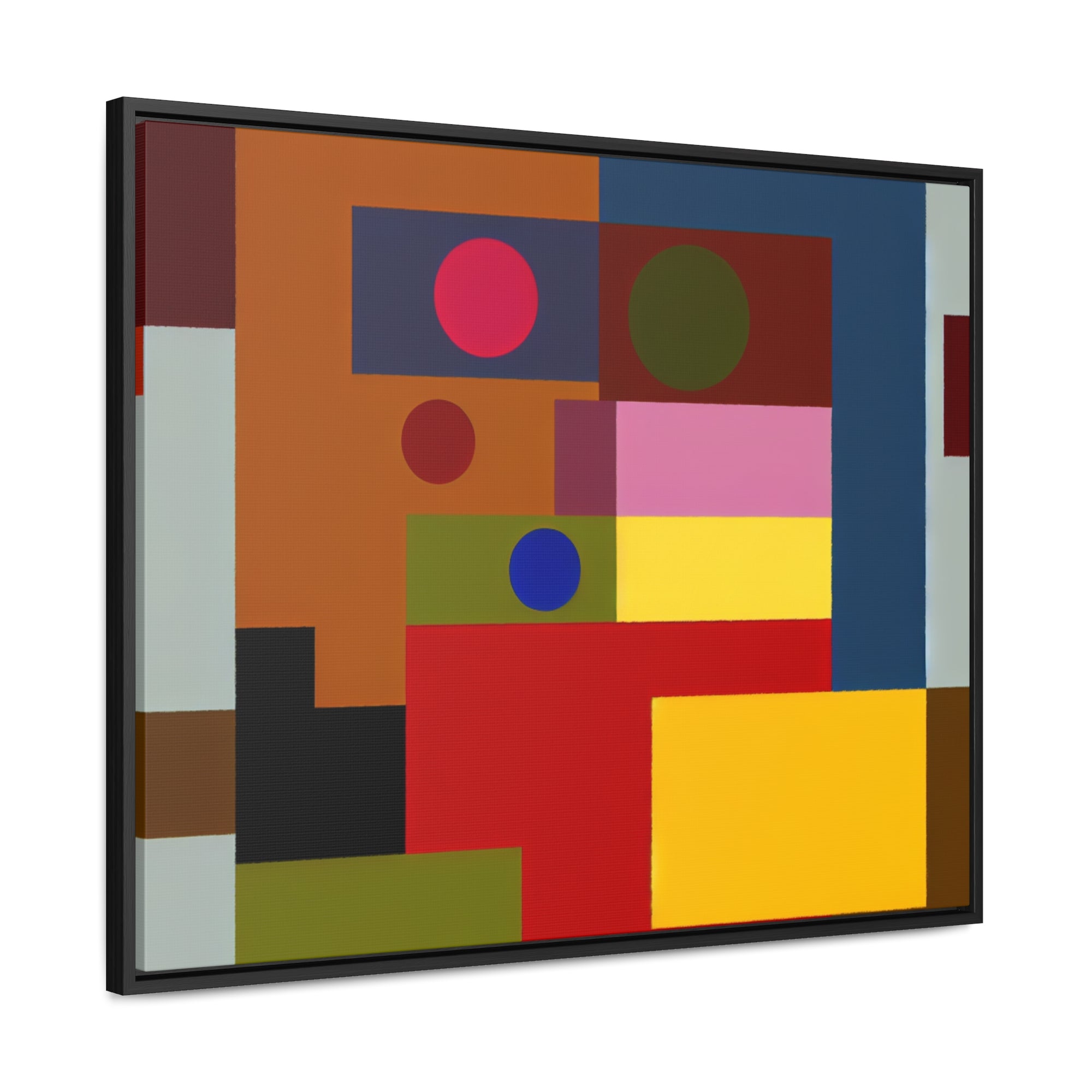 Radiant Geometry Unveiled | Framed Canvas