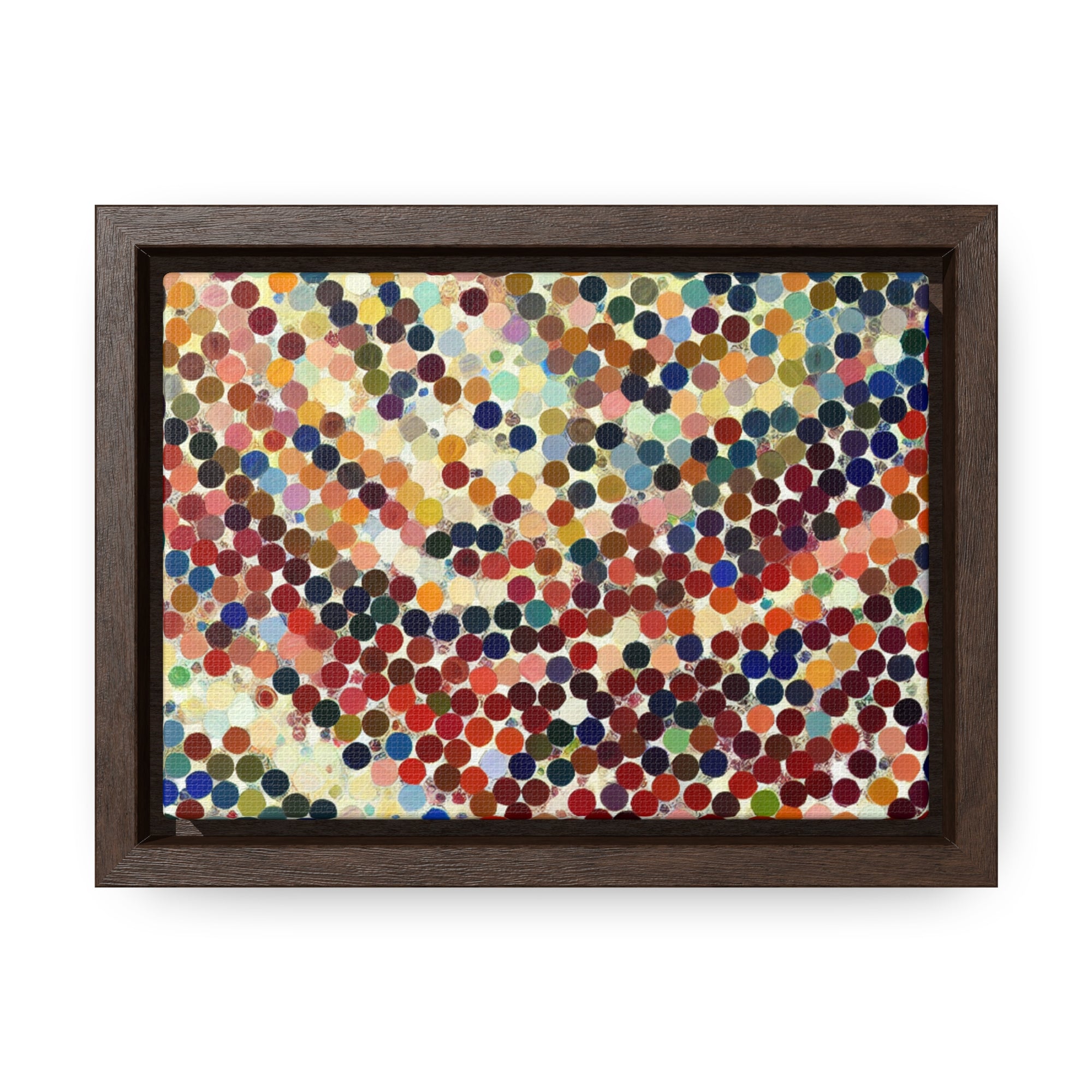 Waves of Colorful Whispers | Framed Canvas