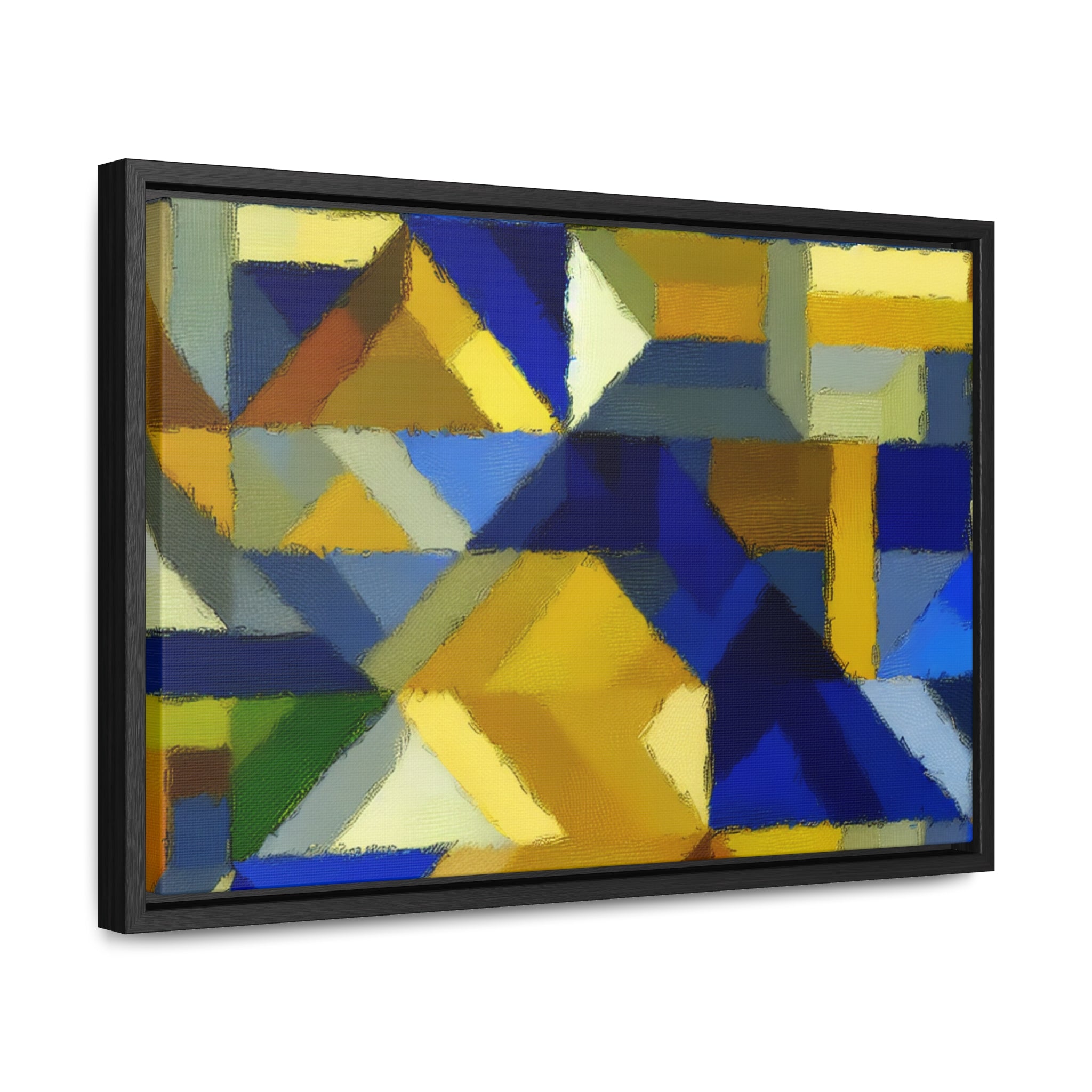 Fractured Vibrance and Motion | Framed Canvas