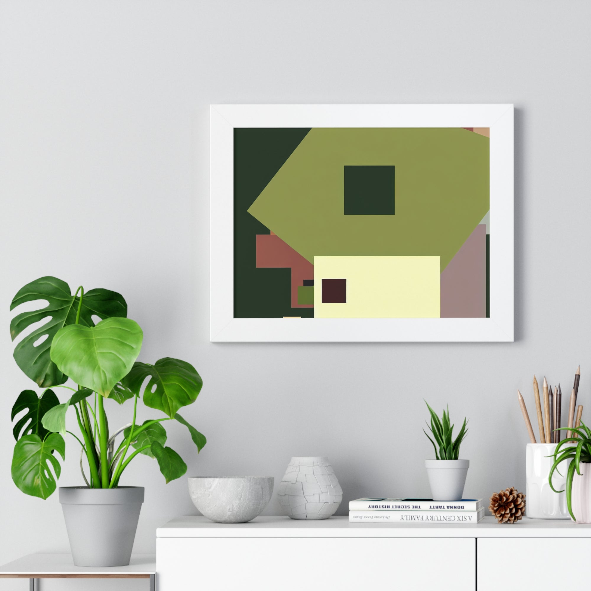 Whispers of Geometry | Framed Print