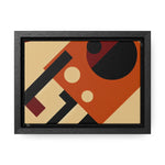 Fiery Harmony of Shapes | Framed Canvas