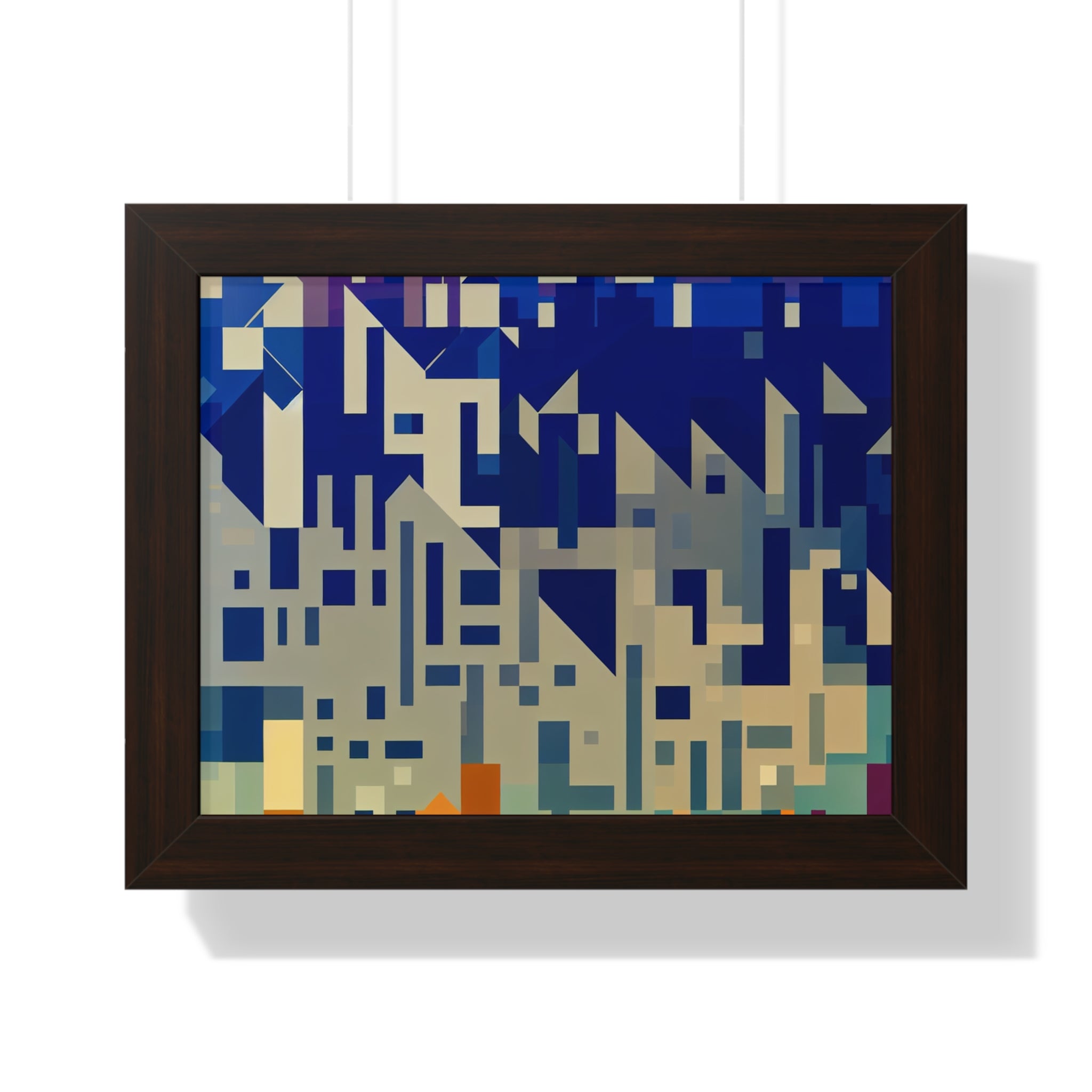 Urban Echoes and Silhouettes | Framed Print