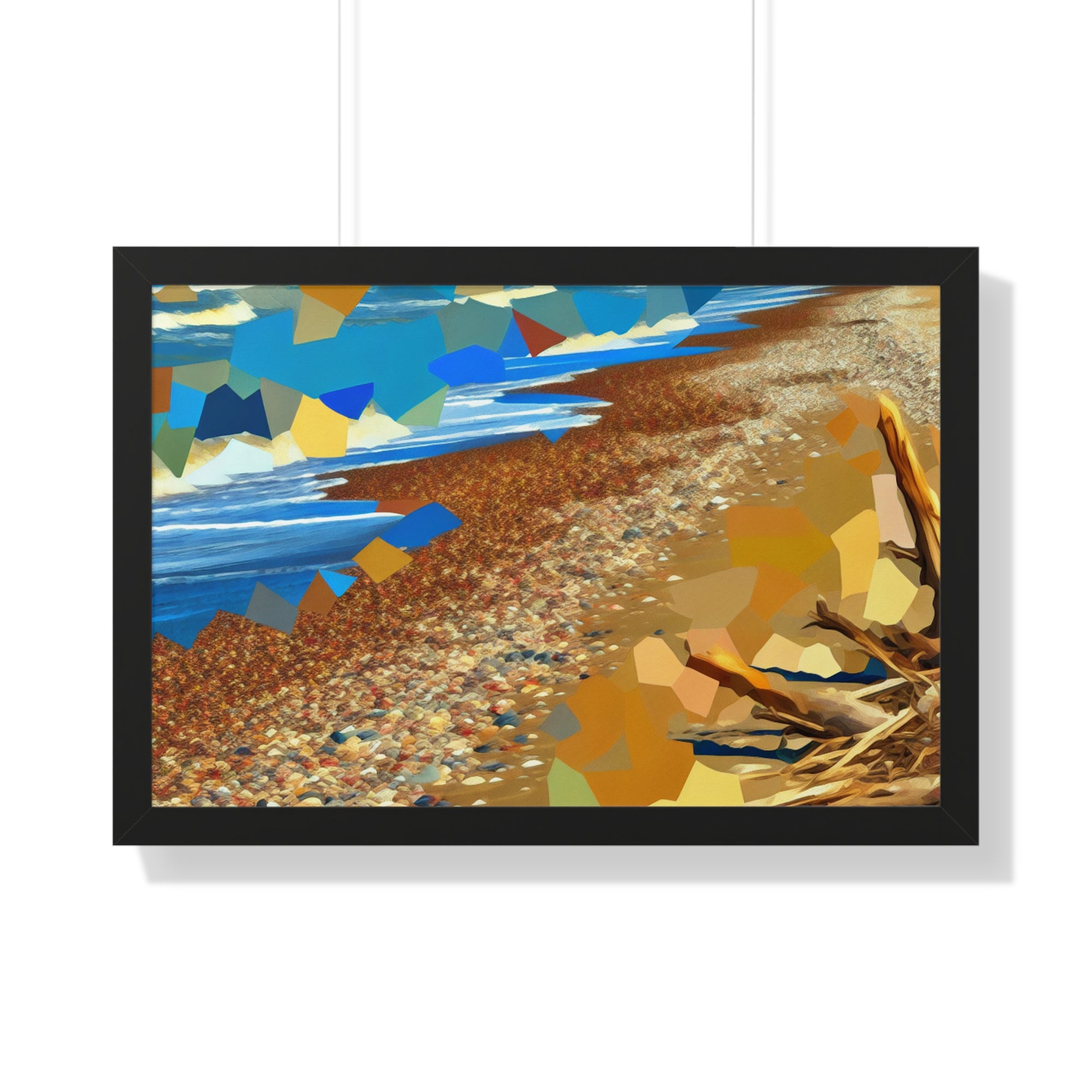 Tidal Whispers and Sunlight | Framed Print