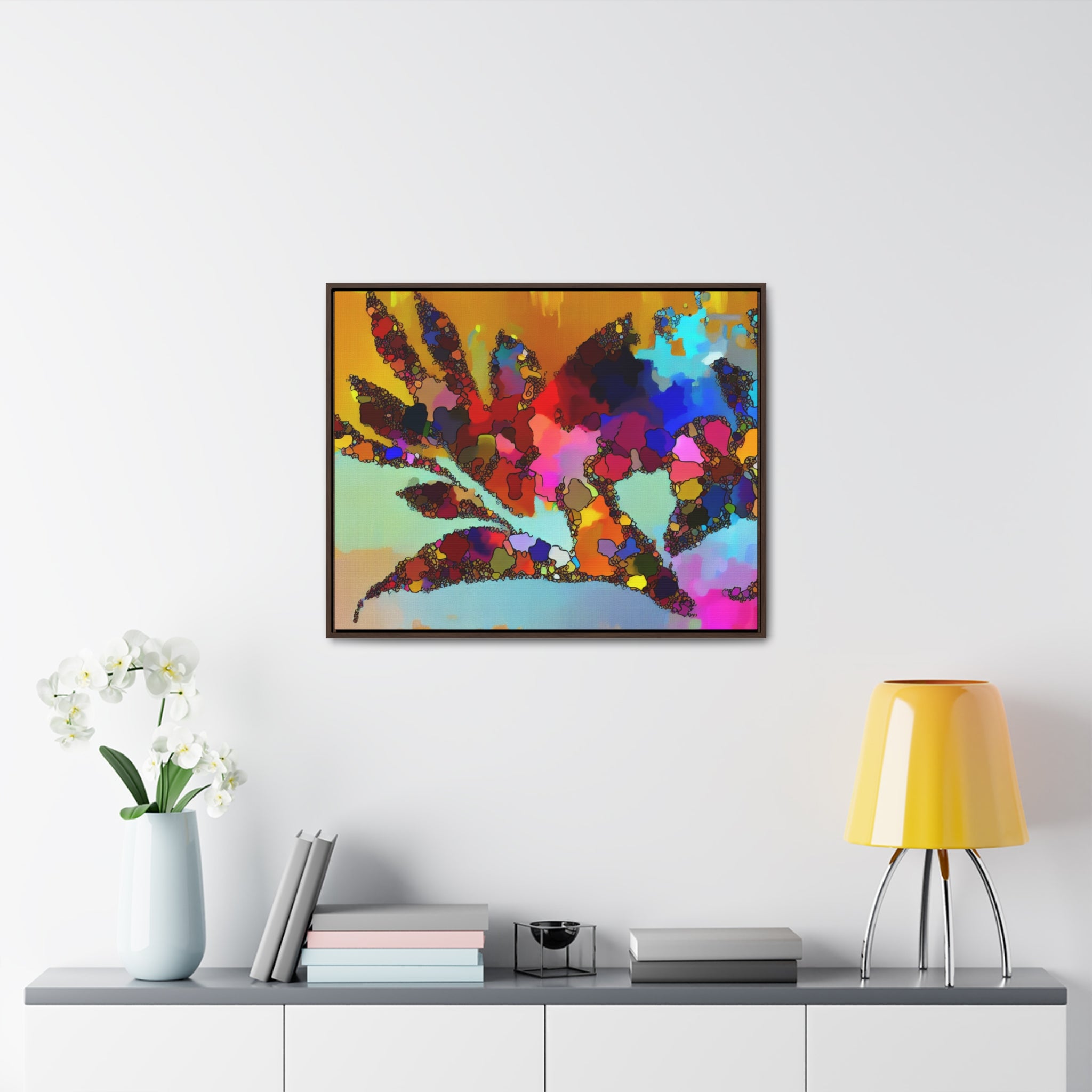 Botanical Rhythm and Flow | Framed Canvas