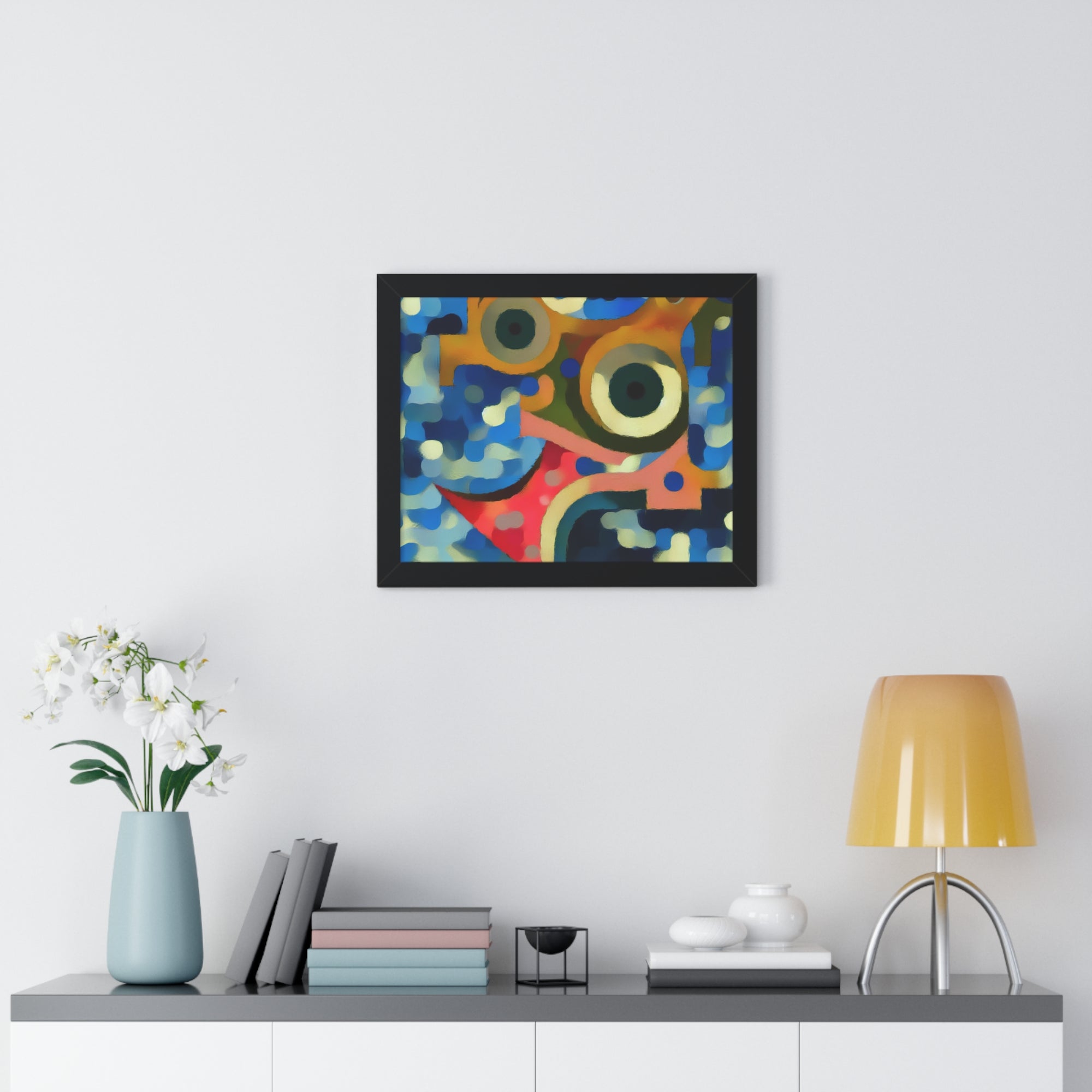 Oceanic Whispers and Kaleidoscope Dreams | Framed Print