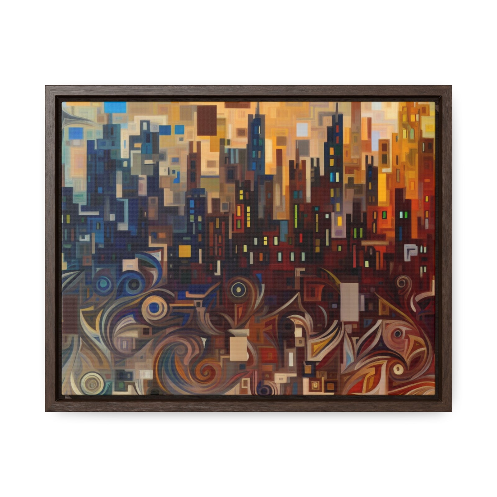 Metropolitan Rhythm | Framed Canvas