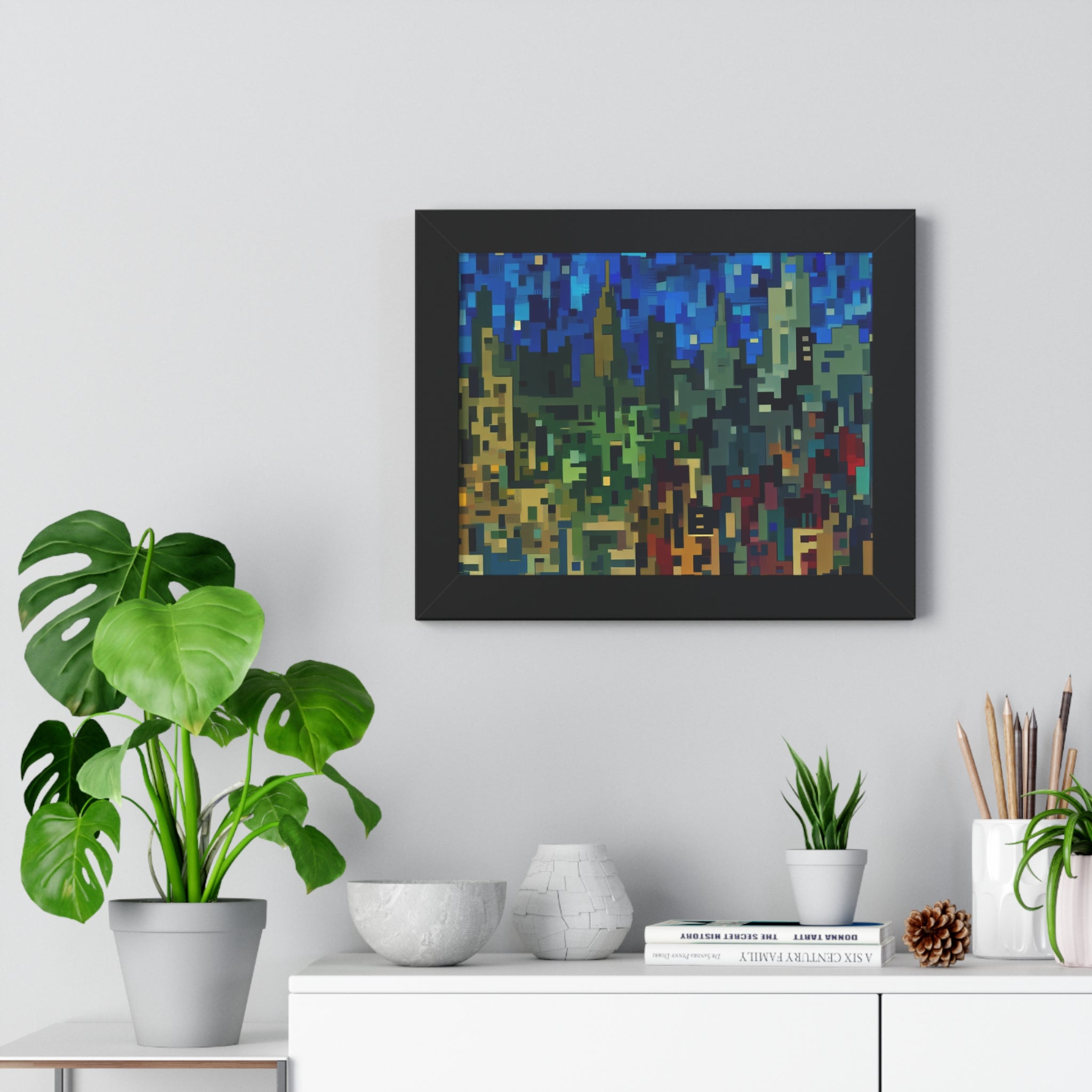 Metalline Urban Reverie | Framed Print