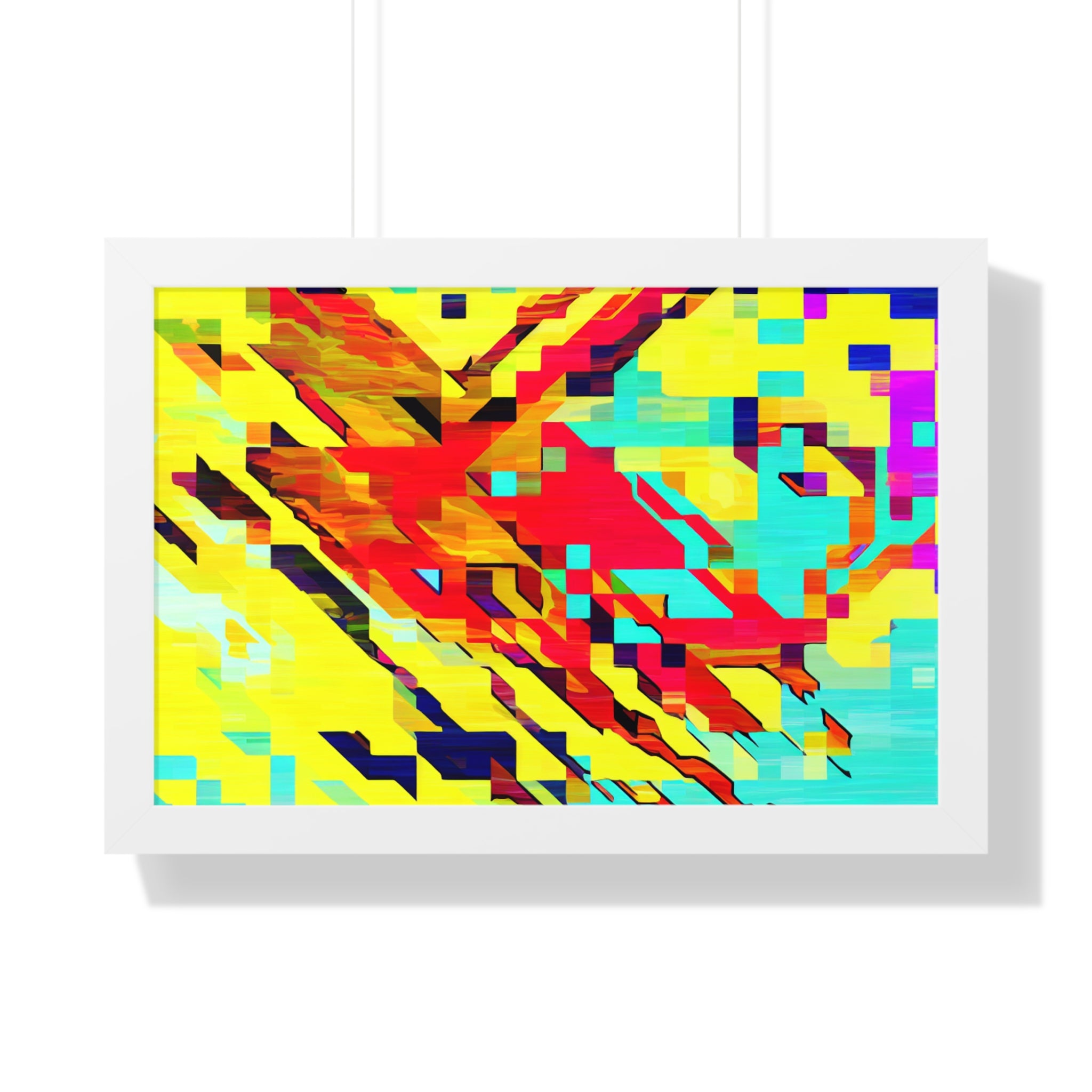 Euphoria in Pixels | Framed Print