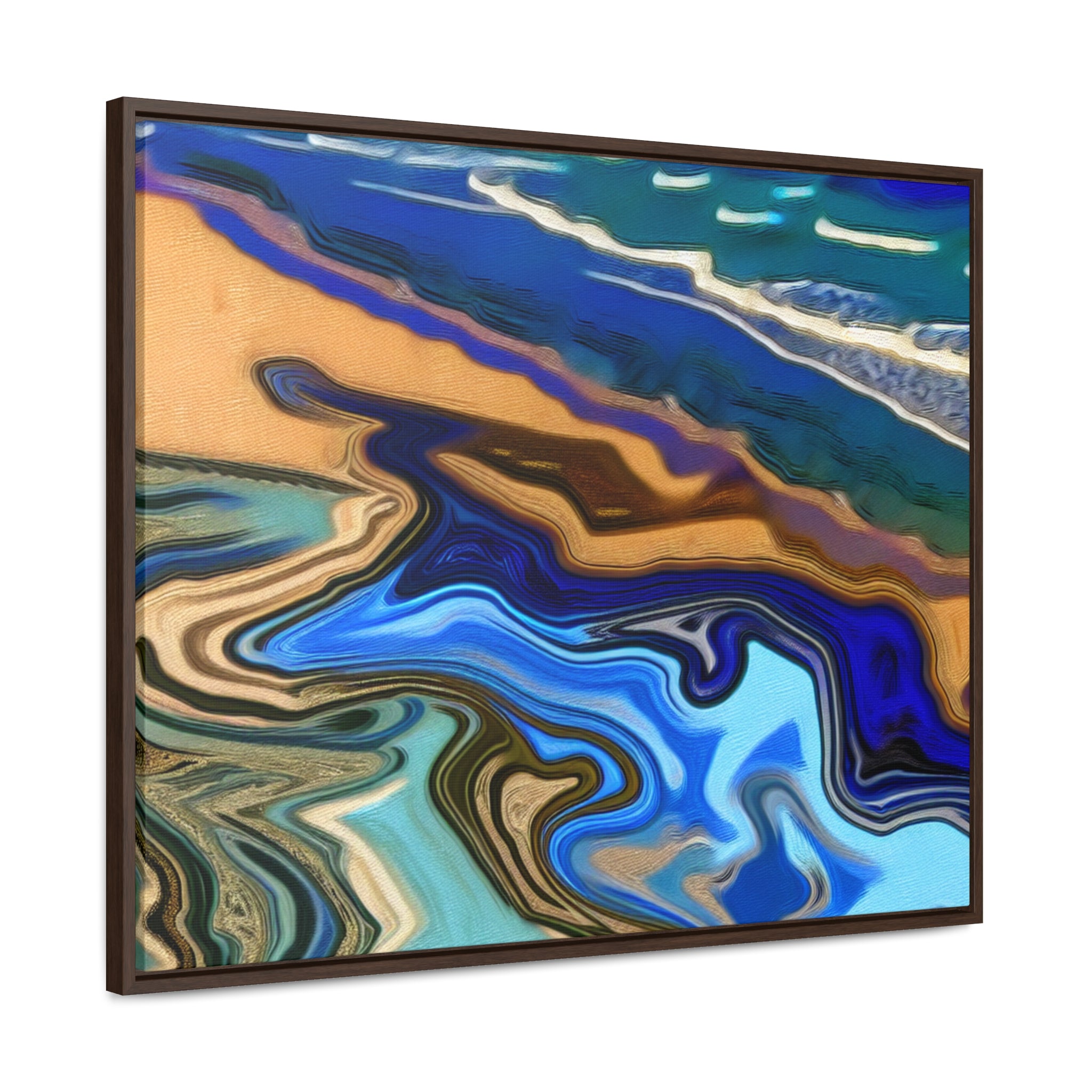 Tidal Whisperings | Framed Canvas