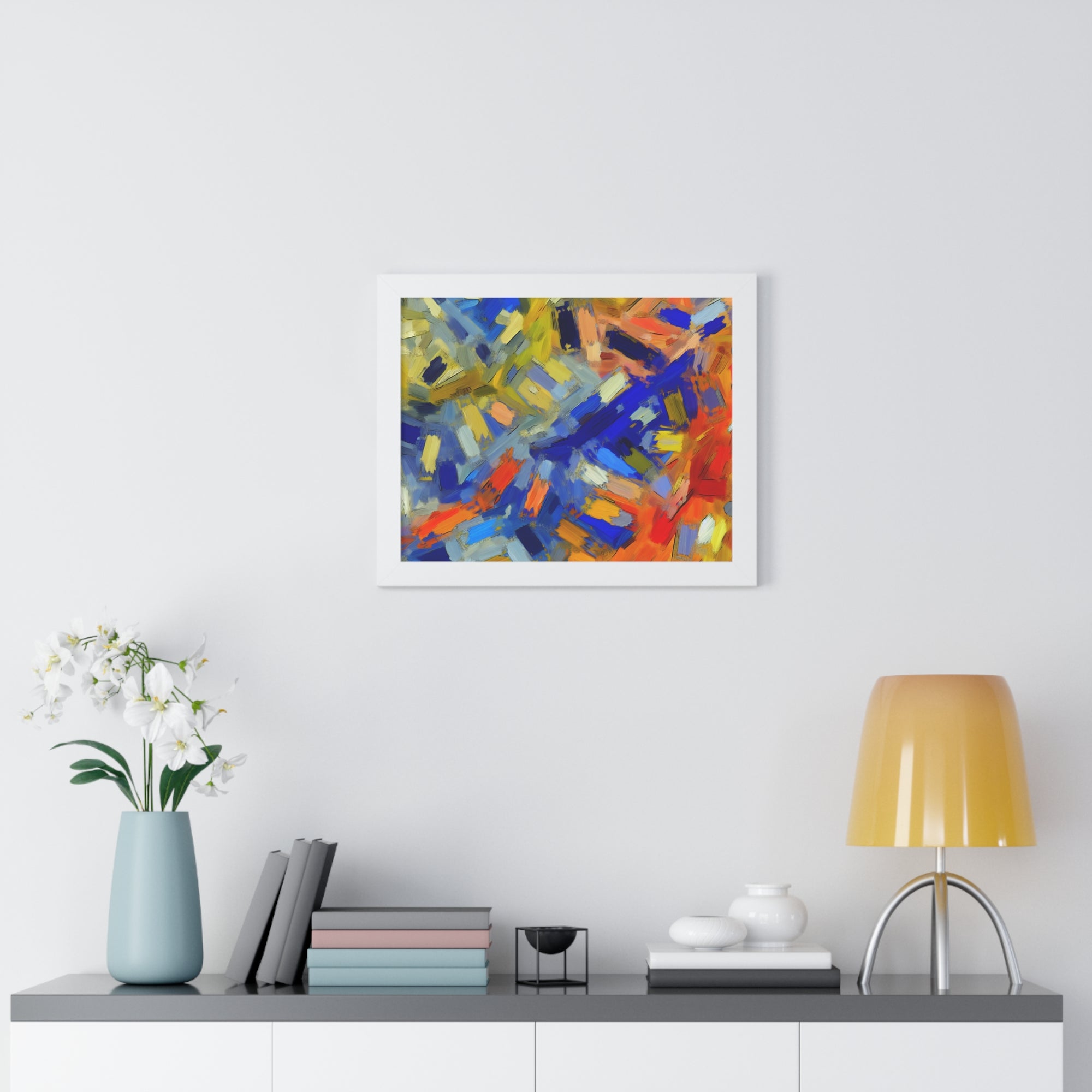 Chromatic Dance of Emotion | Framed Print