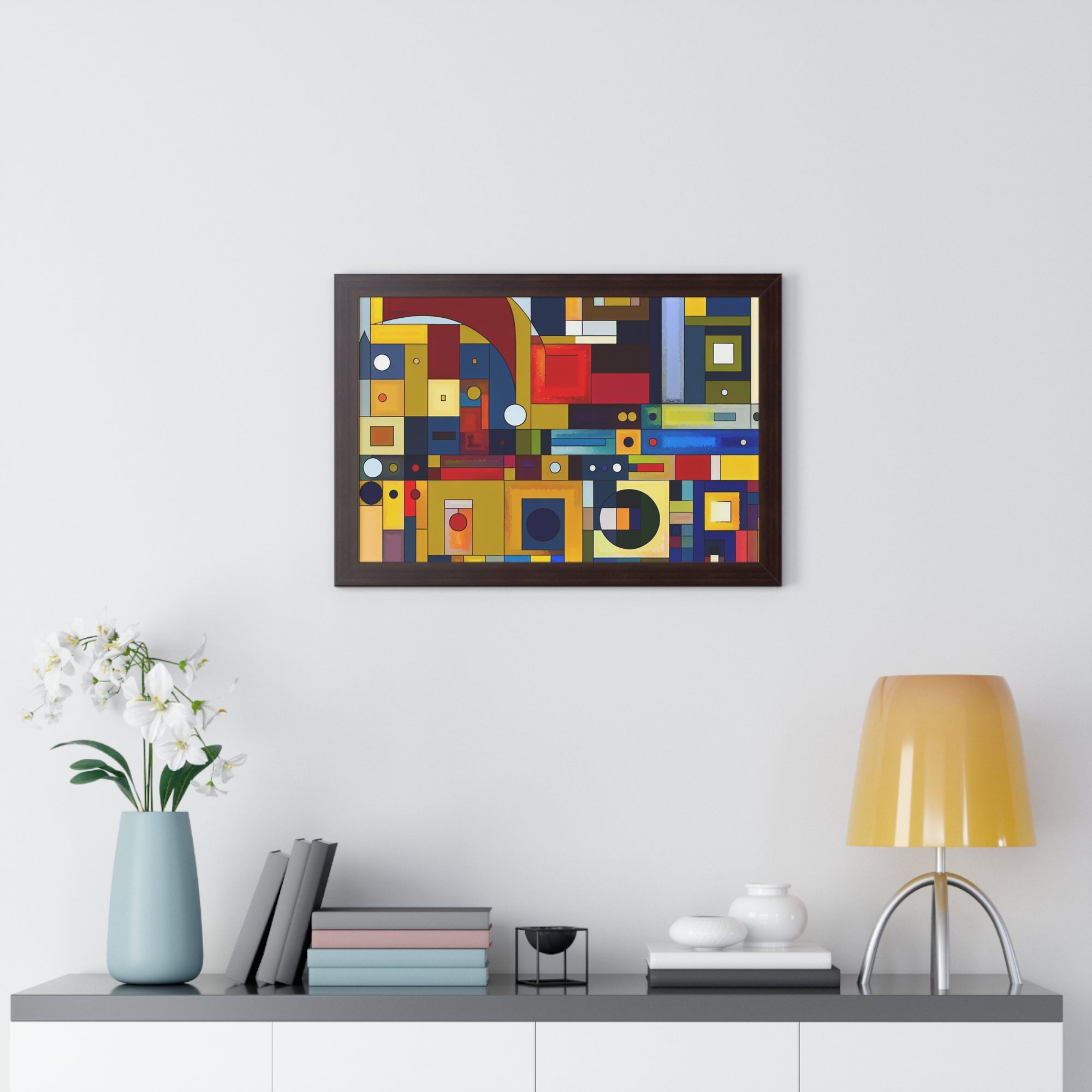 Chromatic Intersections | Framed Print