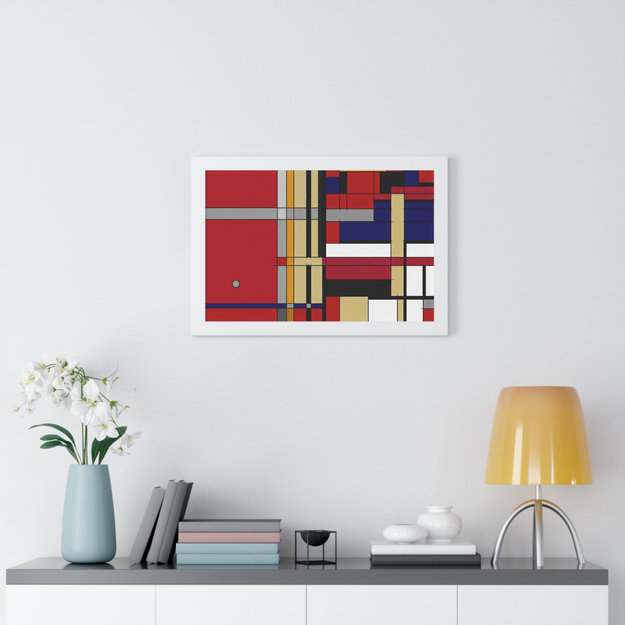 Dynamic Harmony of Shapes | Framed Print