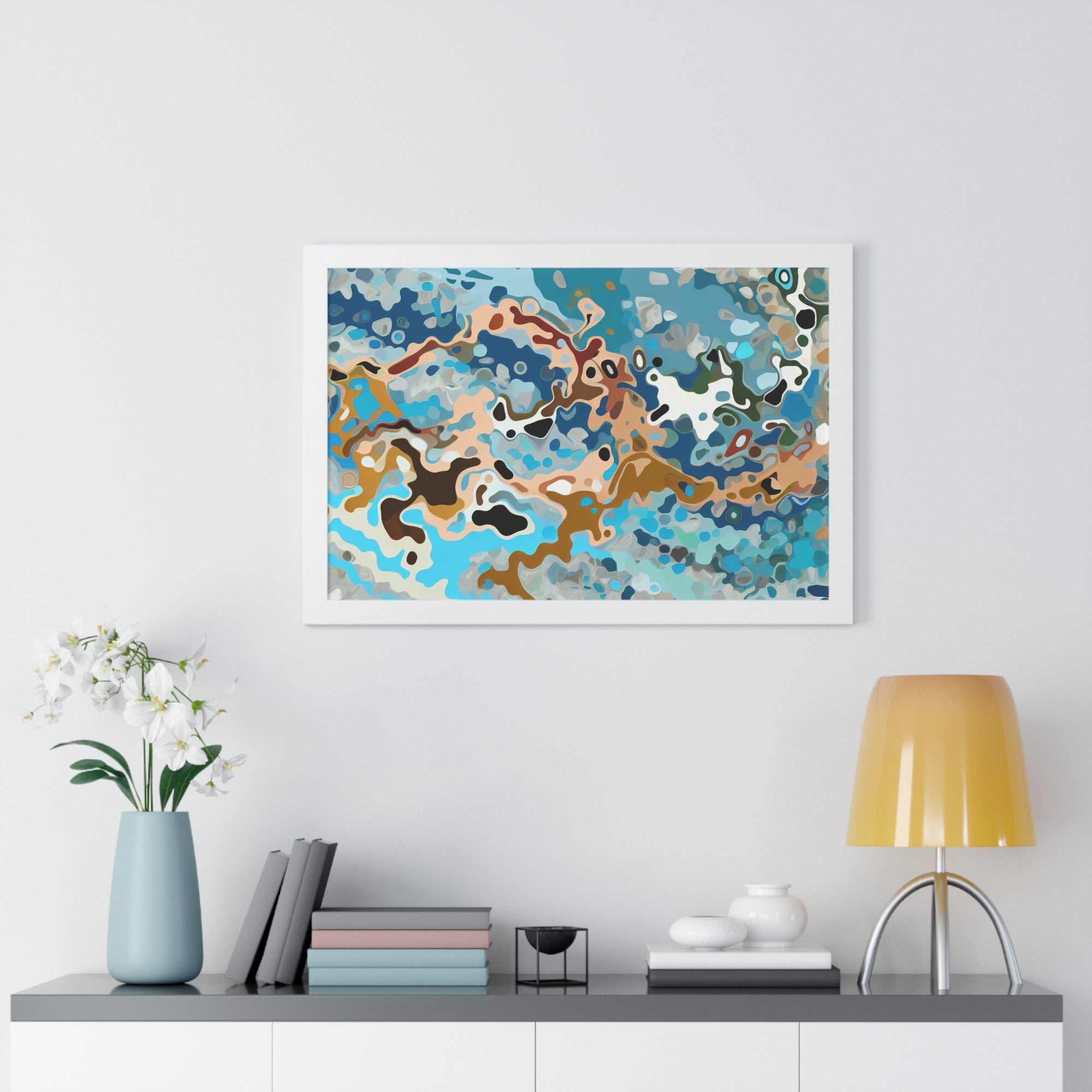 Tidal Whispers and Sands | Framed Print