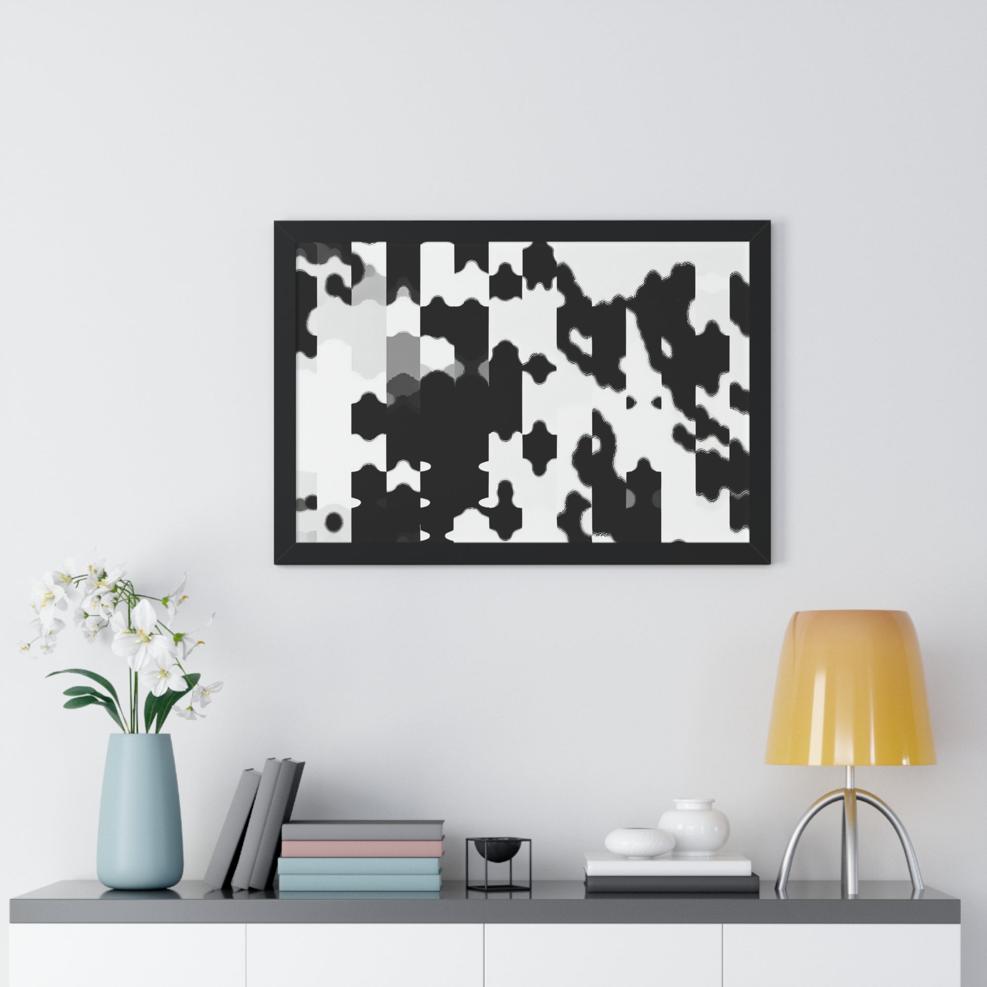 Tension in Monochrome | Framed Print