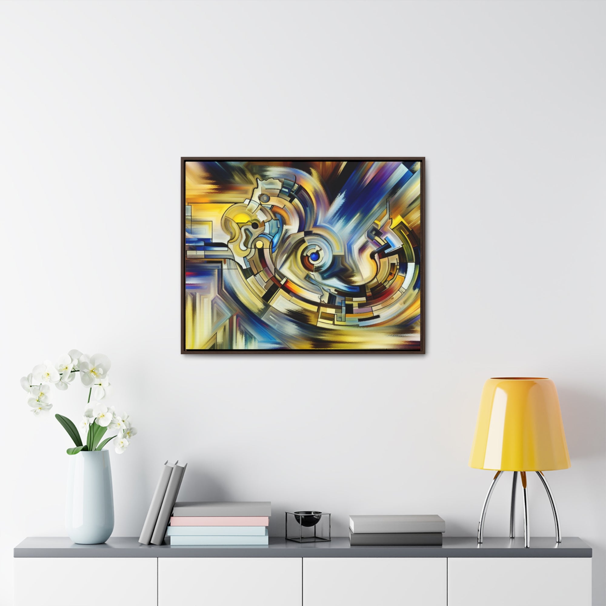 Kinetic Symphony of Chaos | Framed Canvas