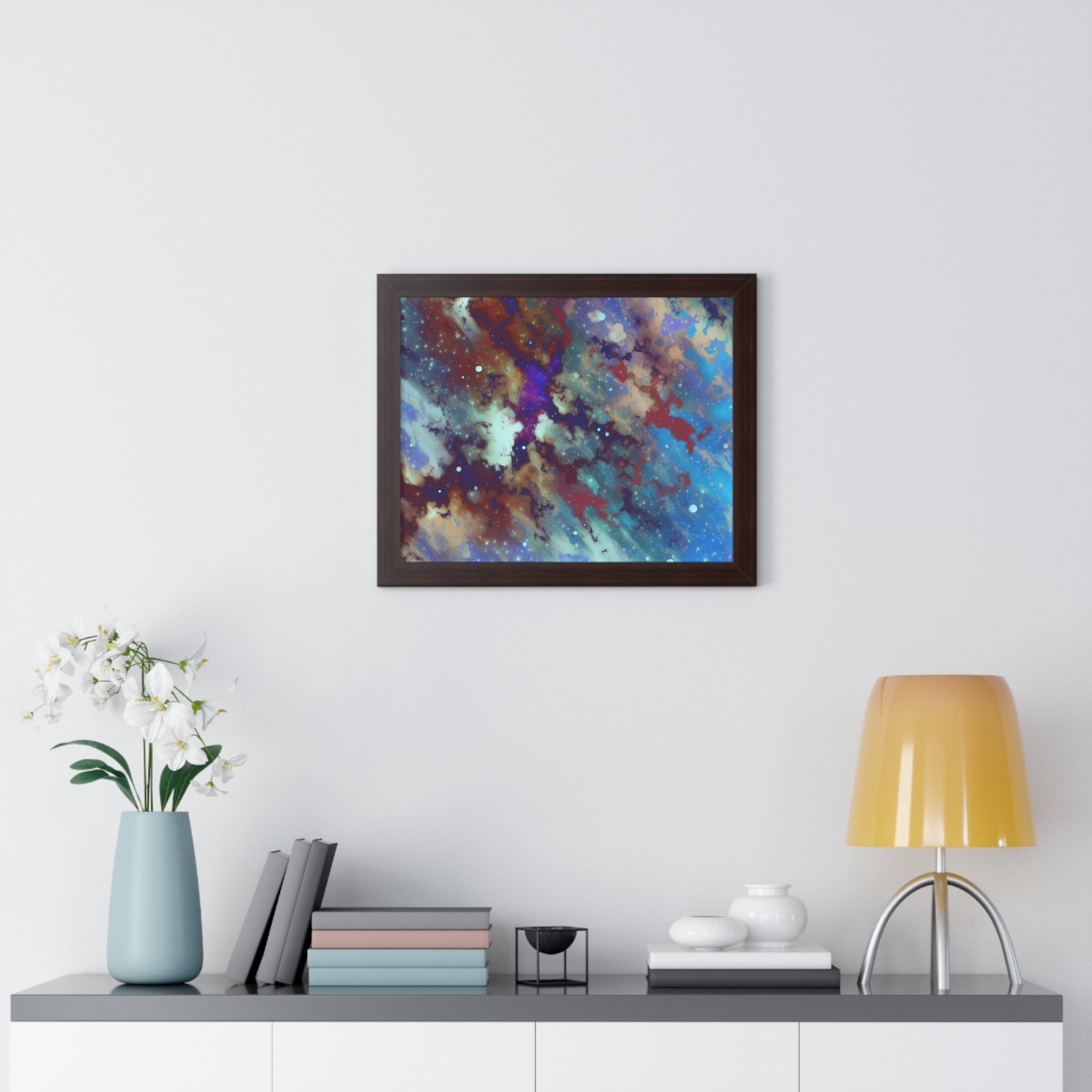 Stellar Whispers and Cosmic Dreams | Framed Print