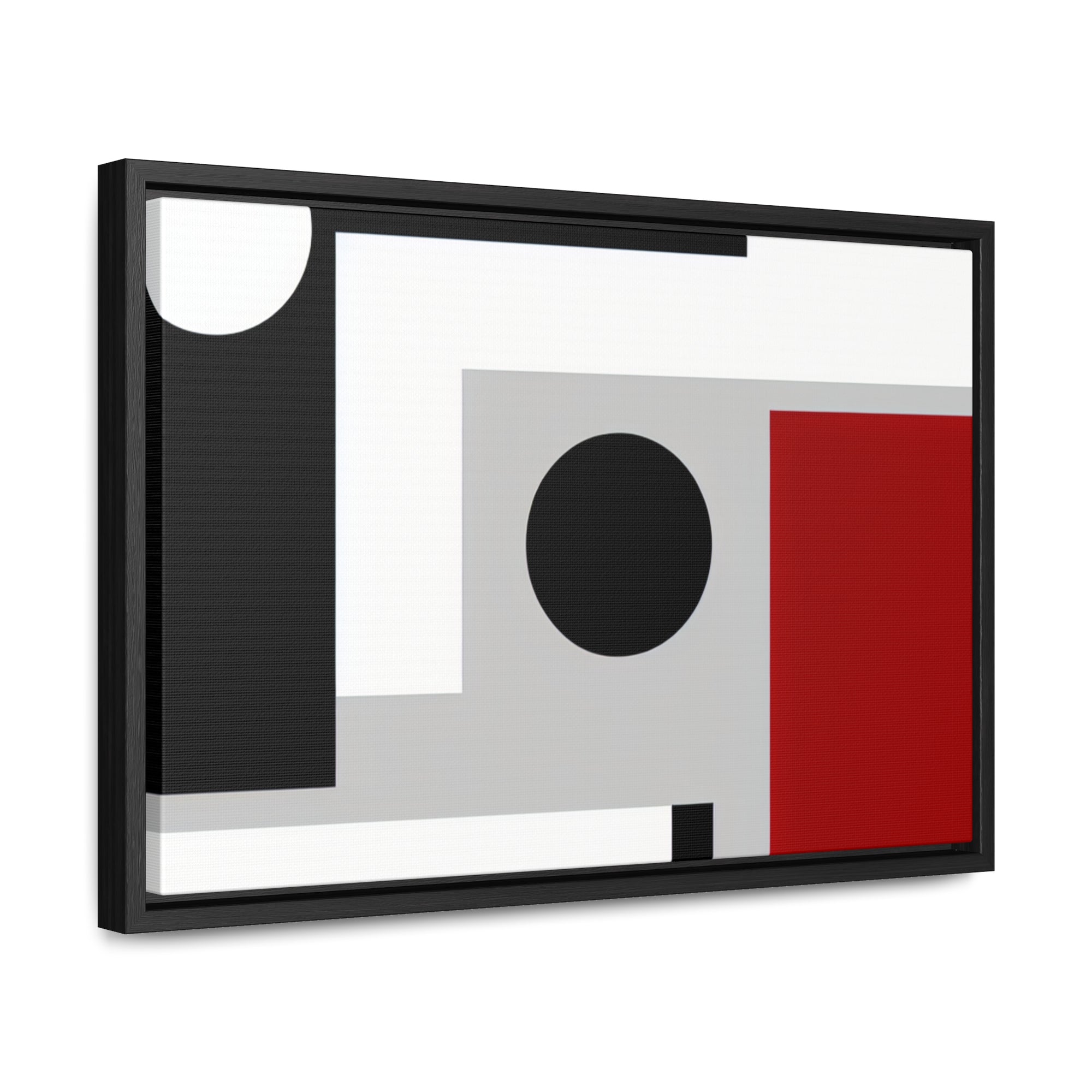 Geometric Reverie and Contrast | Framed Canvas