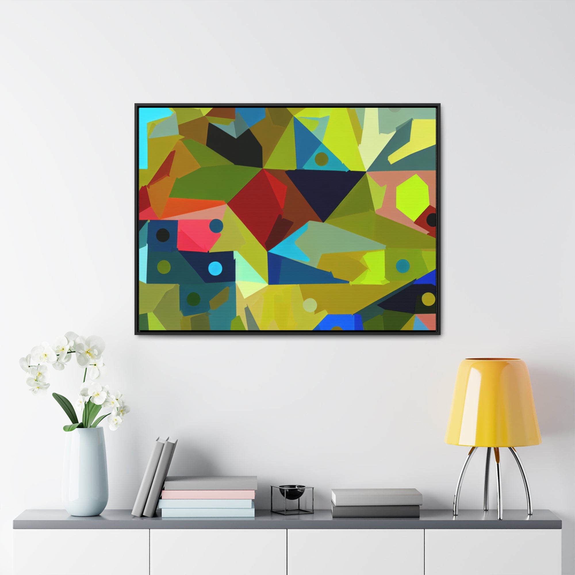 Kaleidoscope of Dimensions | Framed Canvas