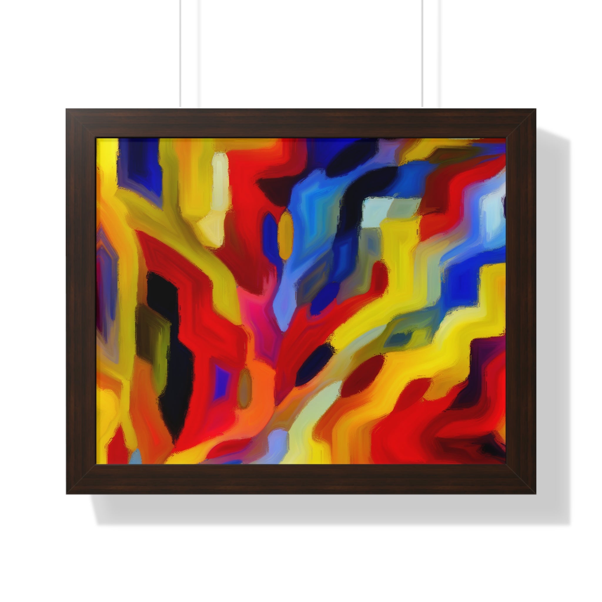 Chromatic Chaos Unveiled | Framed Print