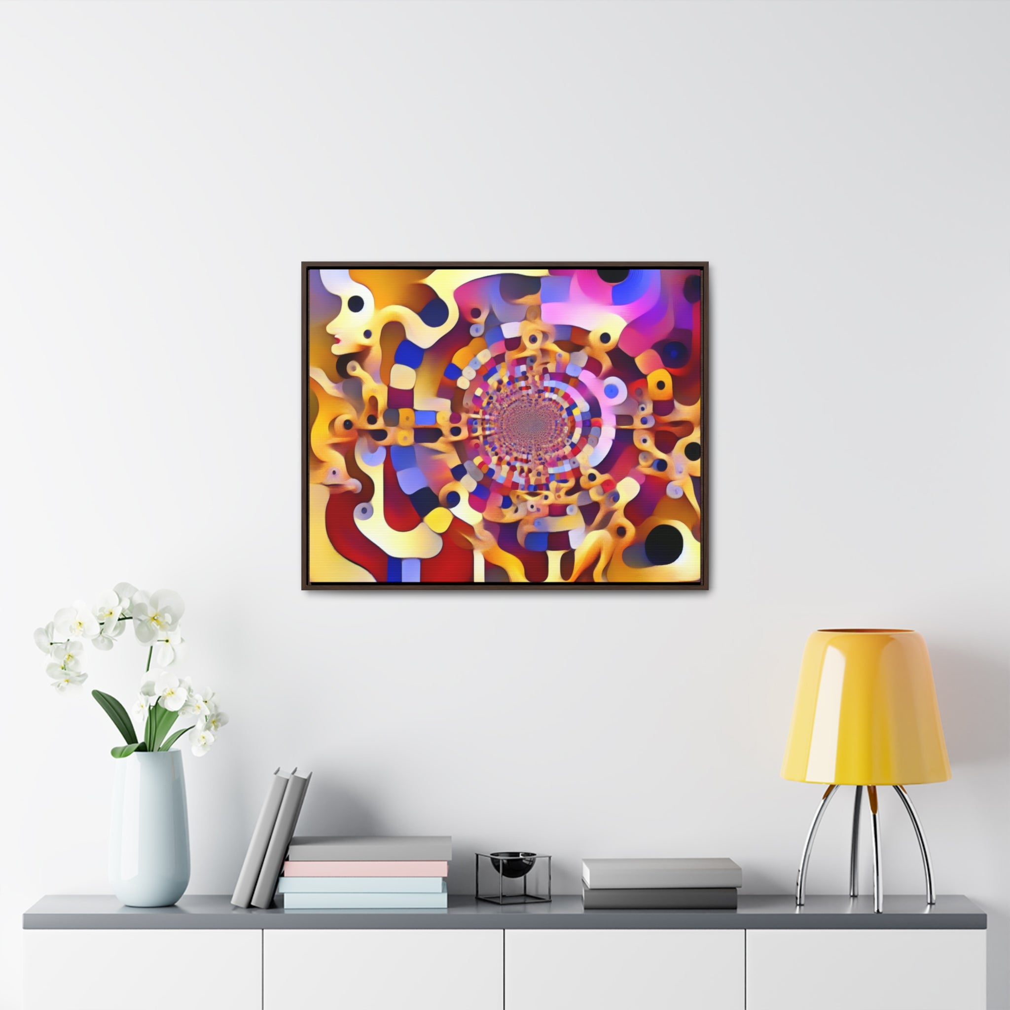 Whispers of Color Dreams | Framed Canvas