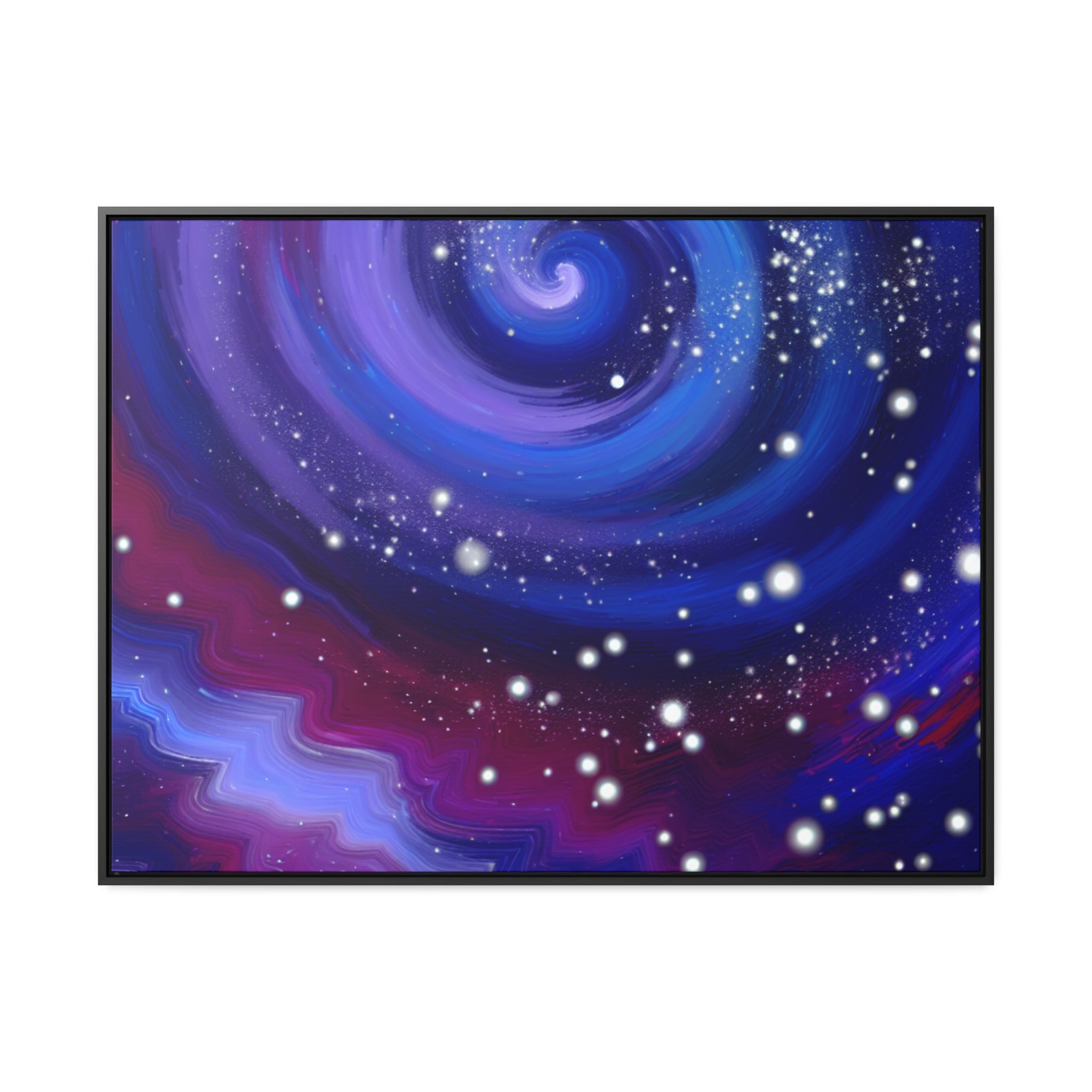 Celestial Whirlwind Dreams | Framed Canvas