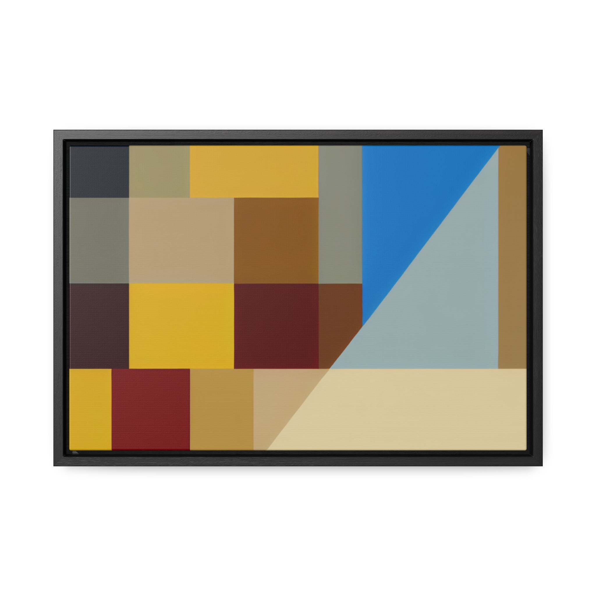 Colorful Geometric Symphony | Framed Canvas