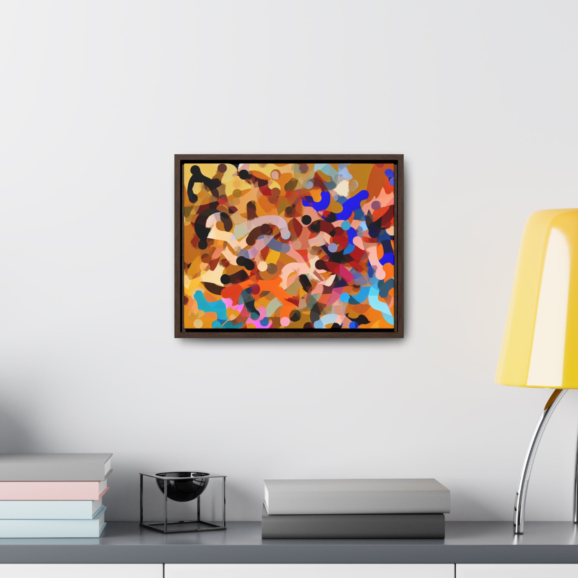 Wild Whispers and Colors | Framed Canvas