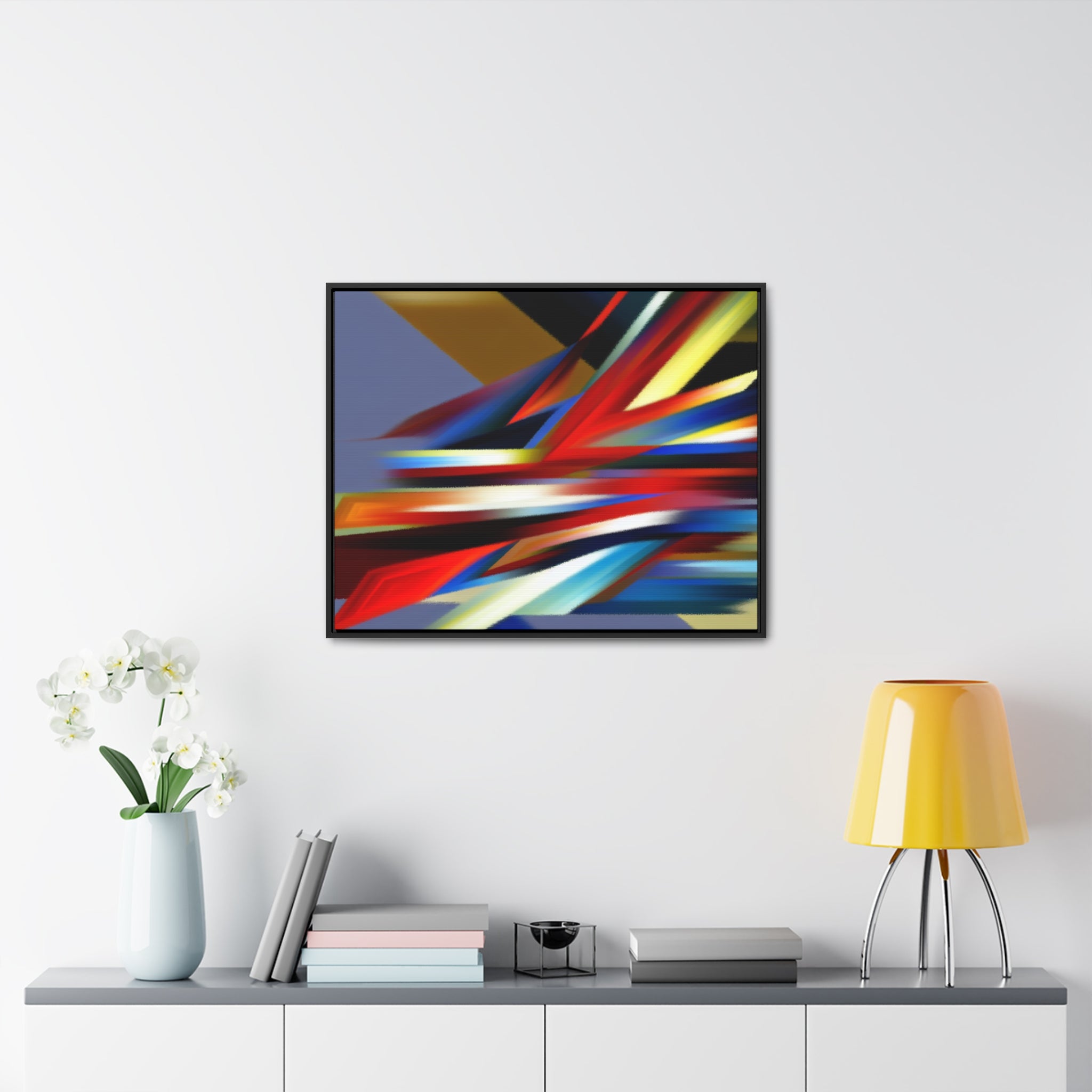 Chaotic Harmony Expressed | Framed Canvas