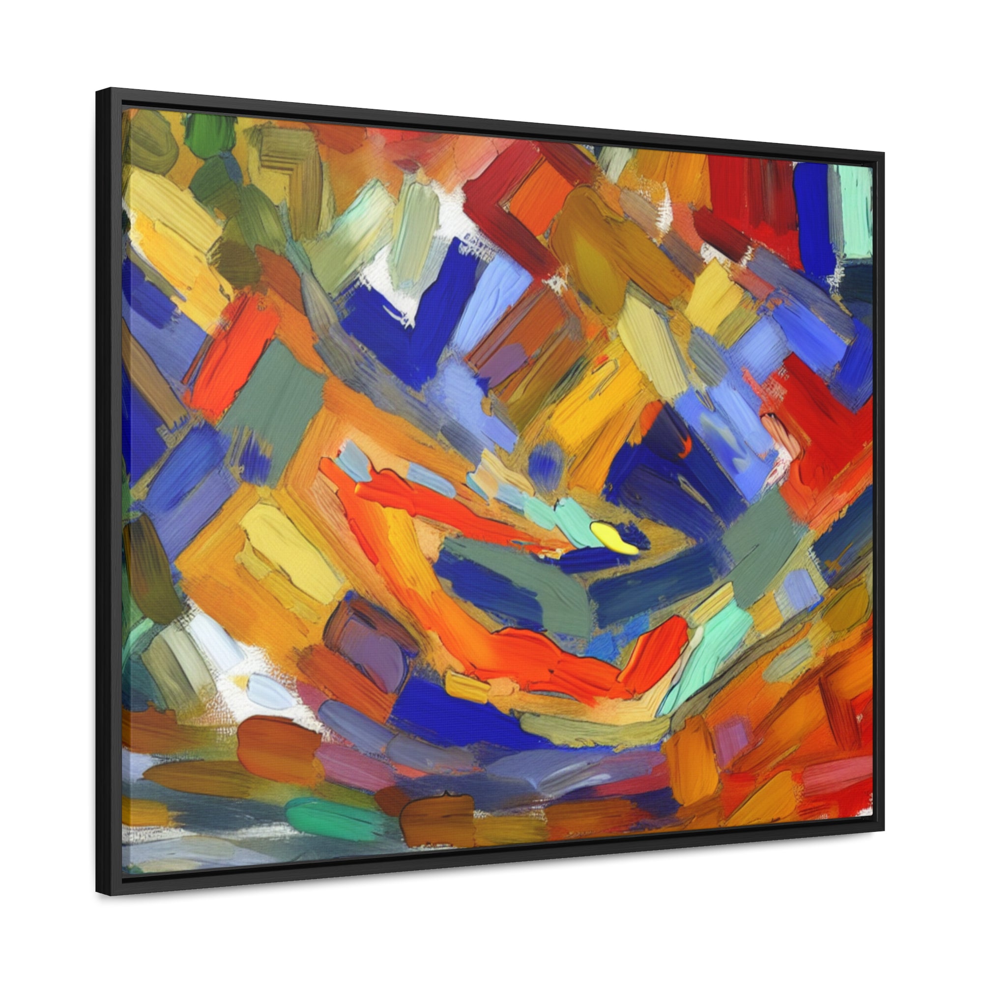 Kaleidoscopic Whirlwind | Framed Canvas