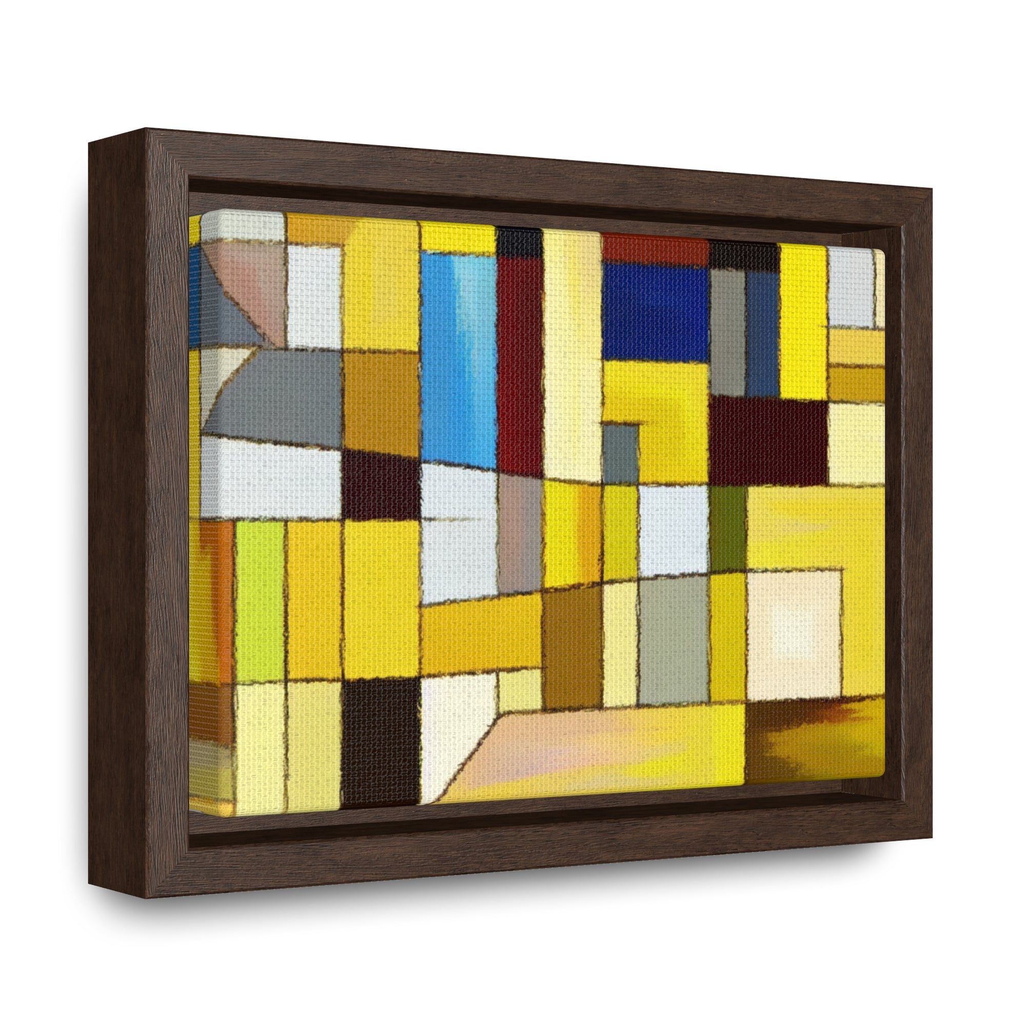 Chromatic Fragments and Light | Framed Canvas