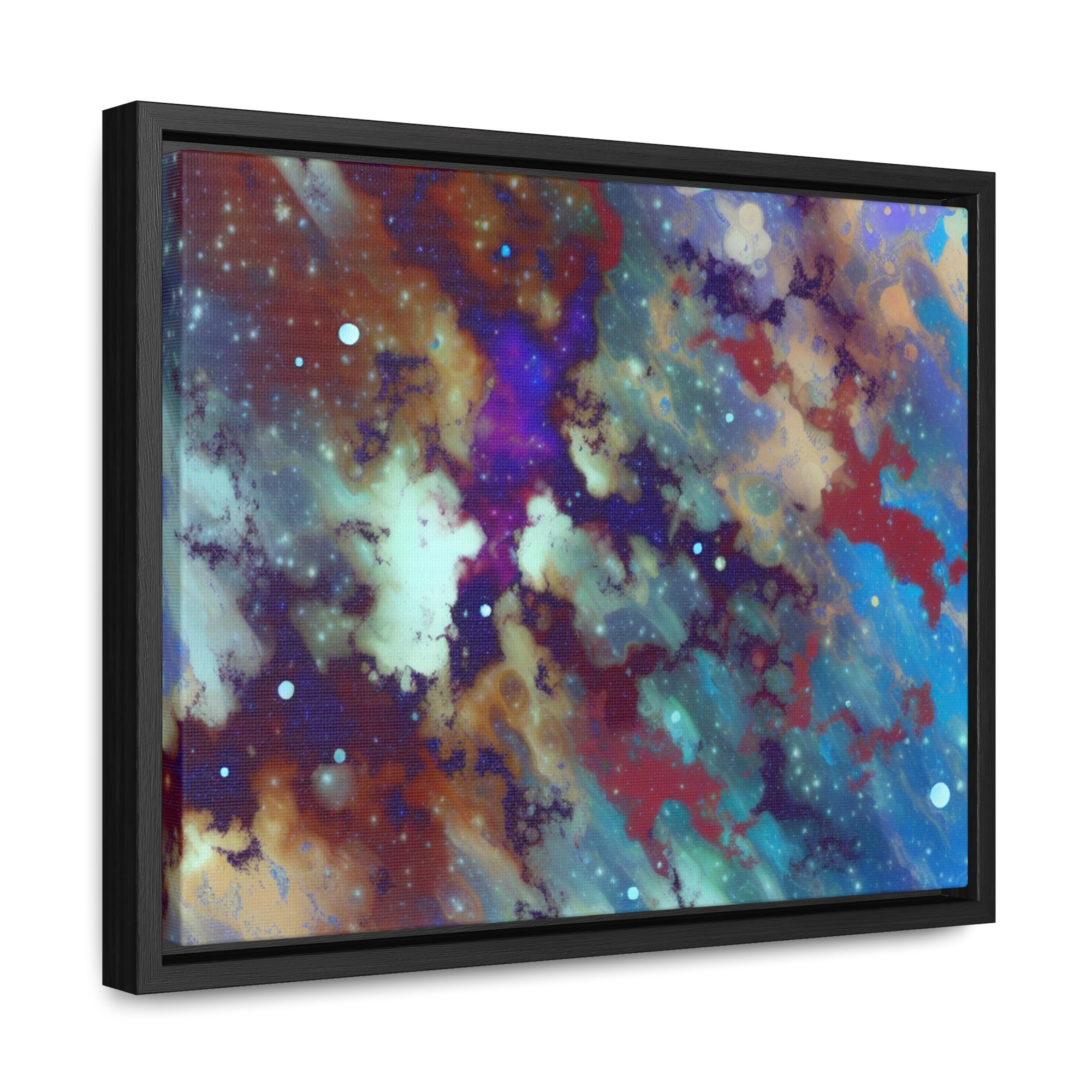 Stellar Whispers and Cosmic Dreams | Framed Canvas