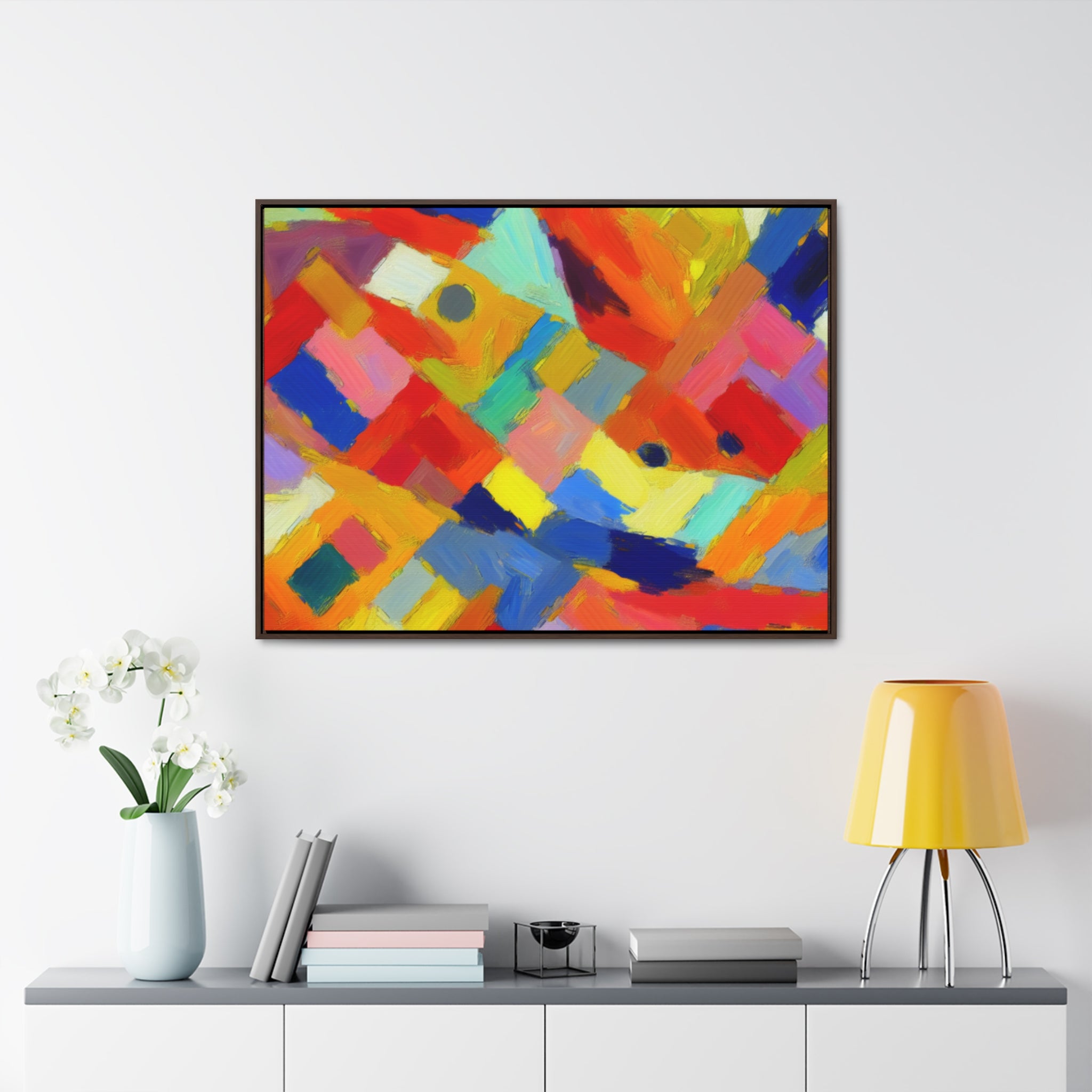 Dynamic Harmony in Color | Framed Canvas