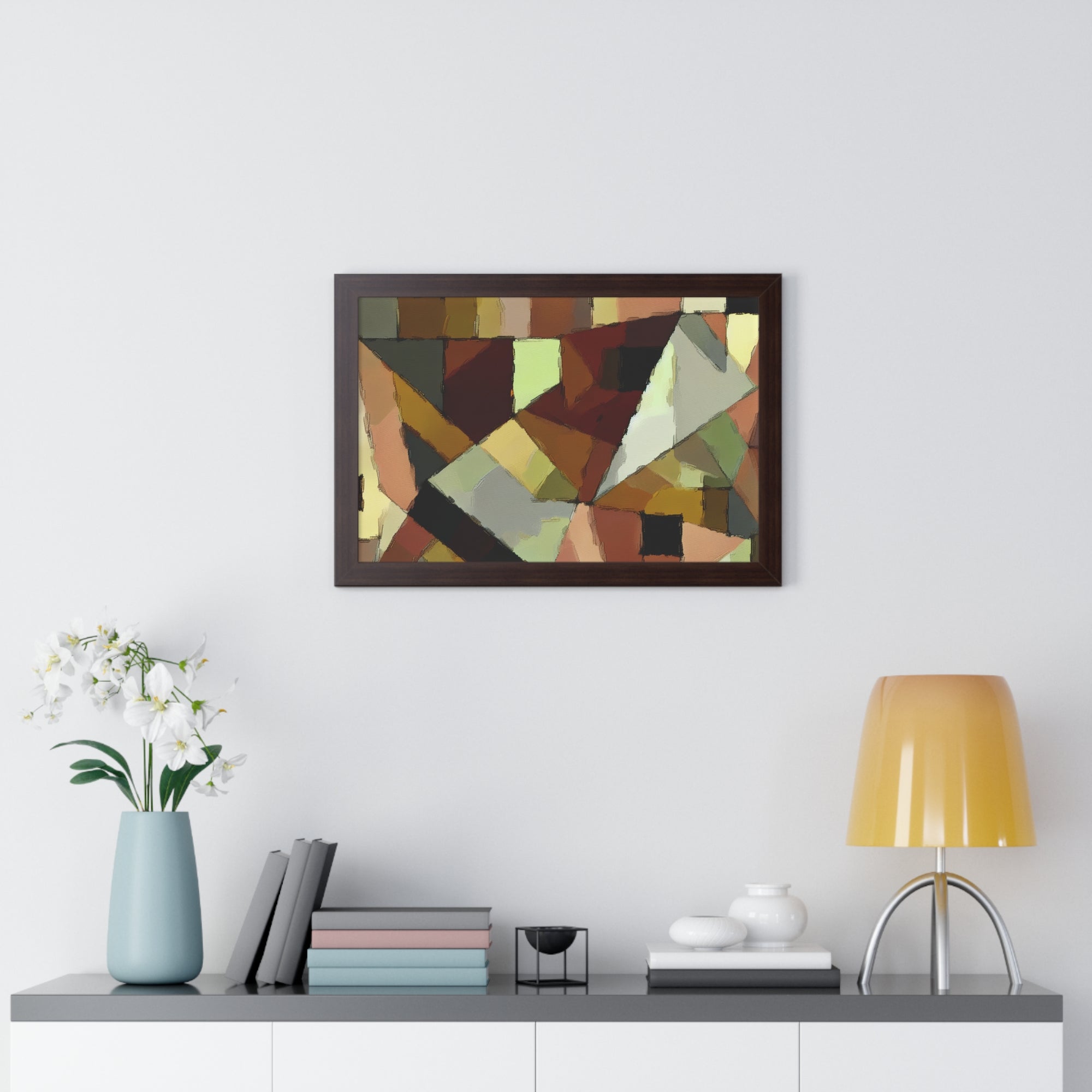 Fractured Earth and Rhythm | Framed Print