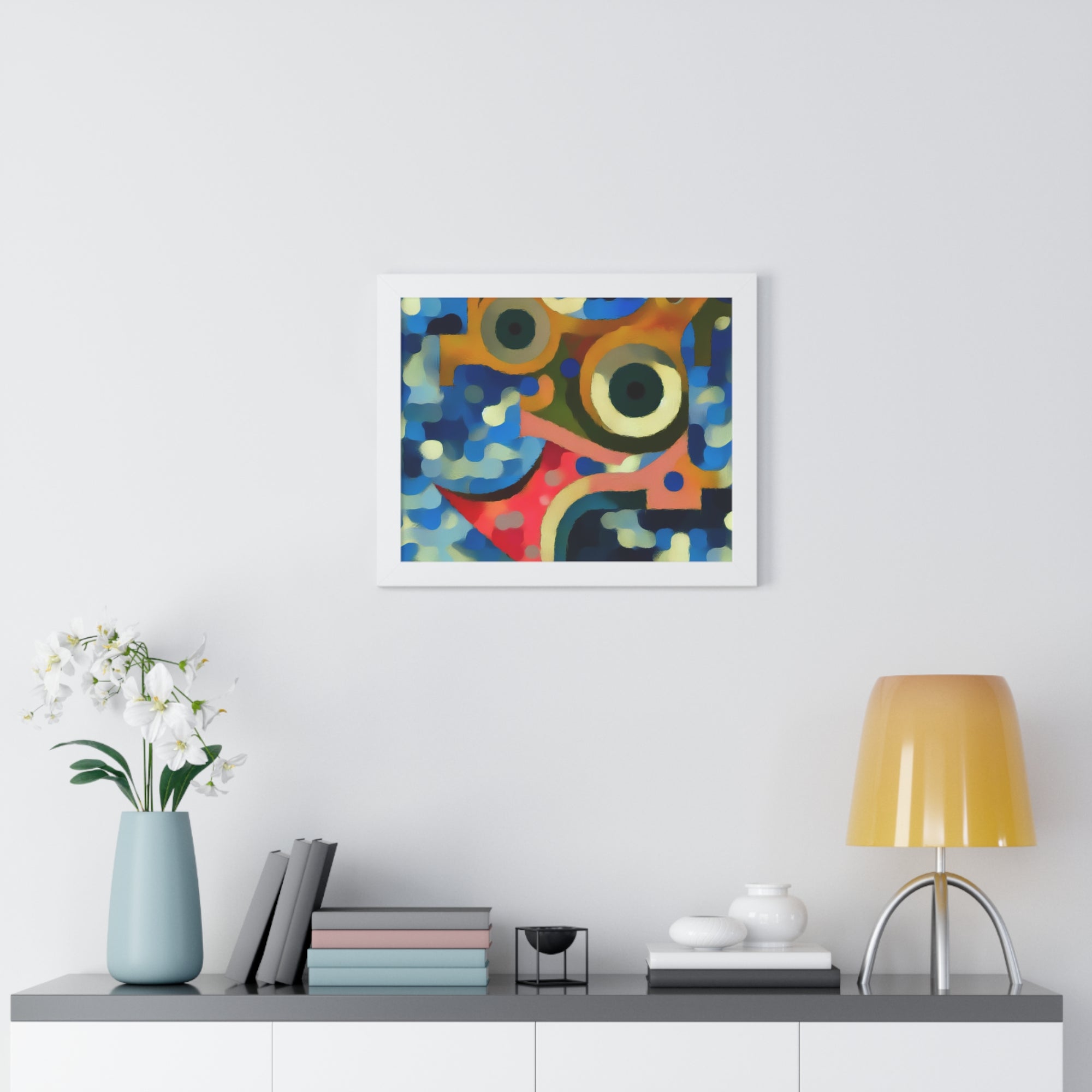 Oceanic Whispers and Kaleidoscope Dreams | Framed Print