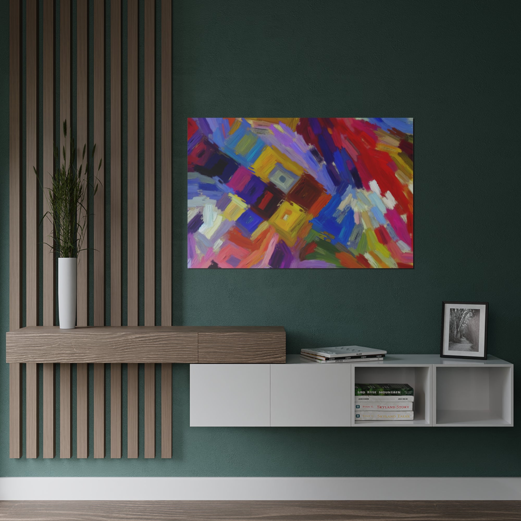 Chromatic Serenade | Satin Print