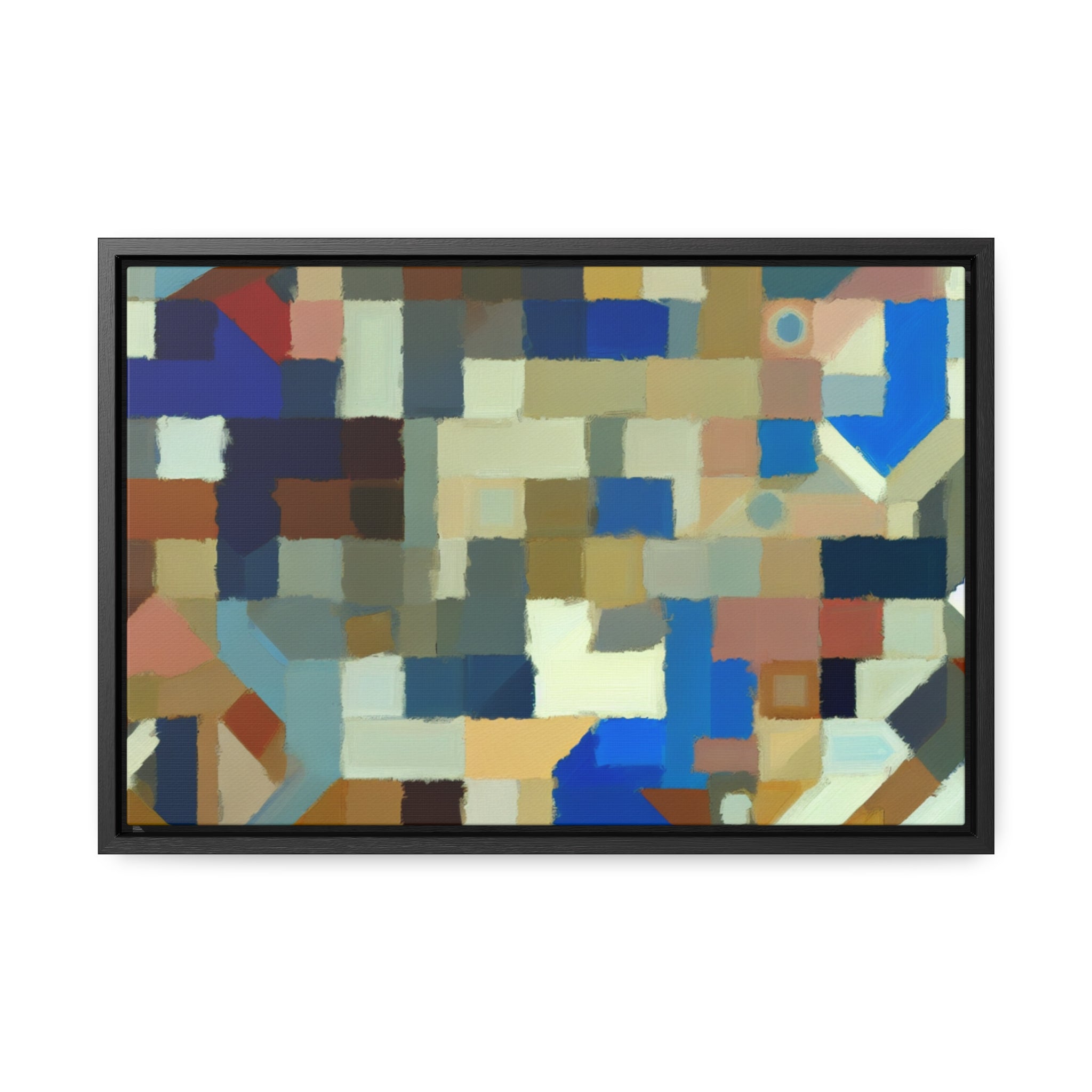 Fractured Symphony of Color | Framed Canvas